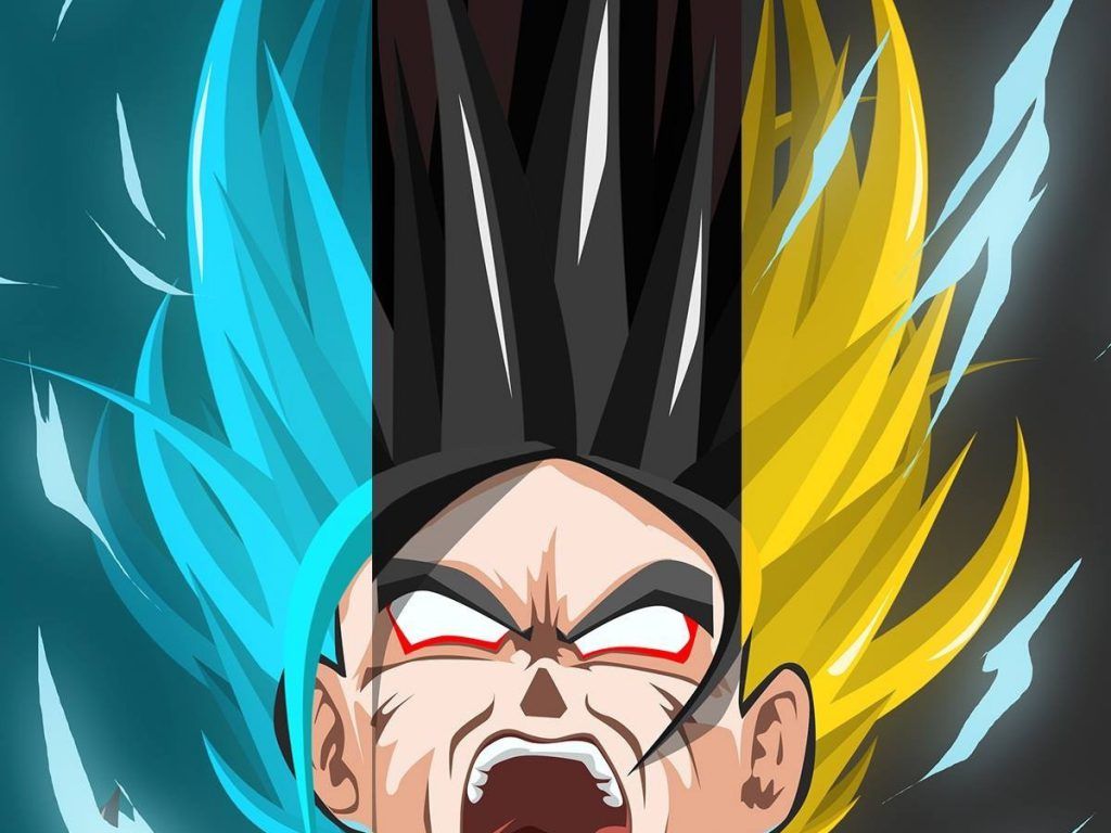 Vegeta Super Saiyan Dragon Ball Z, Principe dei Saiyan, 1024x768 HD, Laptop