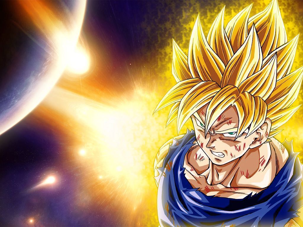 Goku Super Saiyan Dragon Ball Z, 1024x768 HD, PC