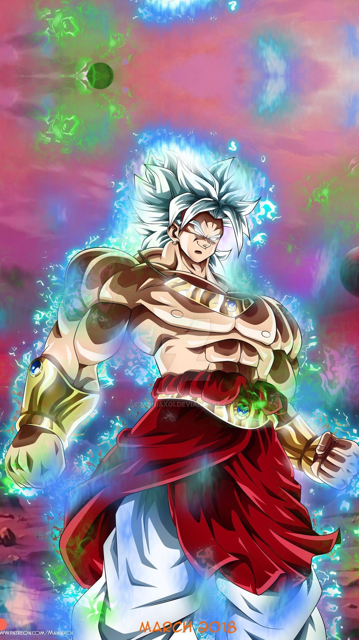 Broly Dragon Ball Z, 1150x2050 Verticale, Telefono