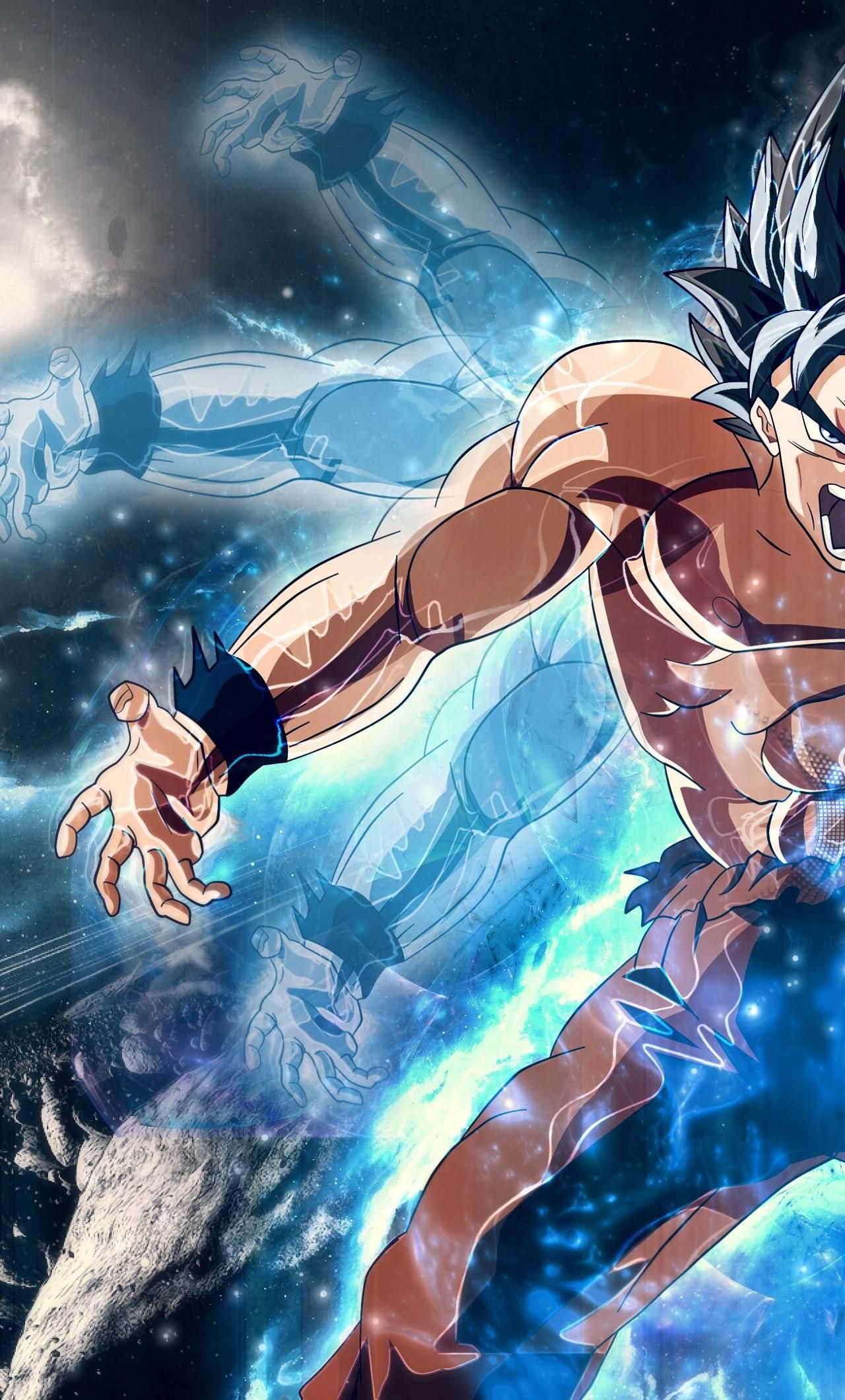 Goku Ultra Istinto Dragon Ball Z, anime di Akira Toriyama, 1280x2120 Full HD Verticale, iPhone