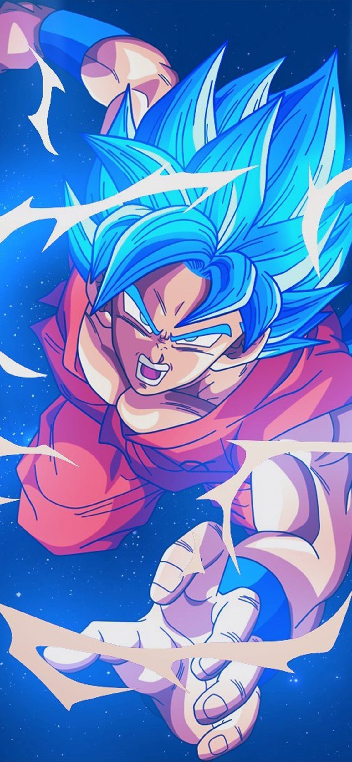 Goku Super Saiyan Blue, Dragon Ball, 1125x2436 Full HD Verticale, iPhone Air