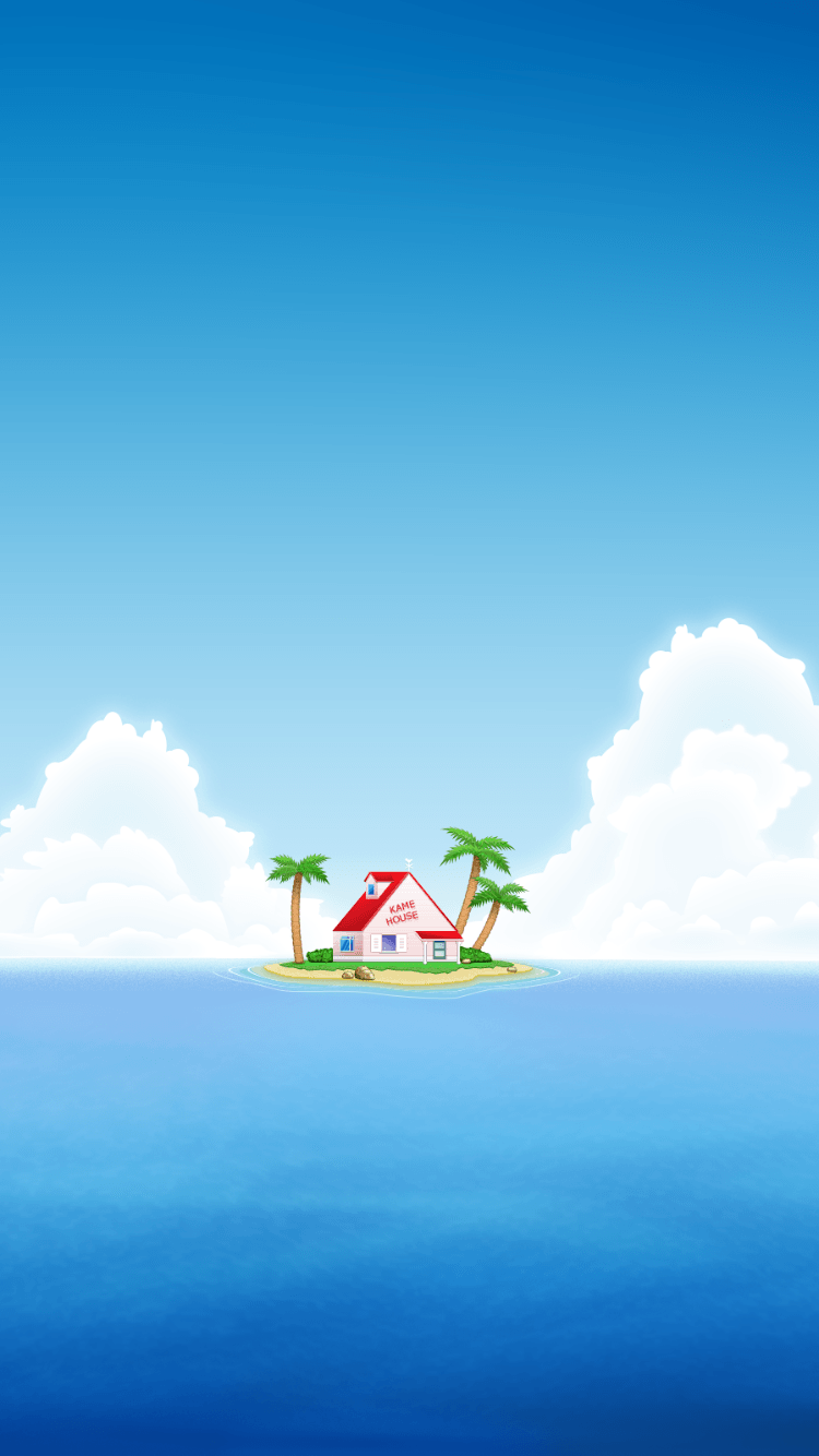 Isola Kame House Dragon Ball, 750x1334 Verticale, iPhone