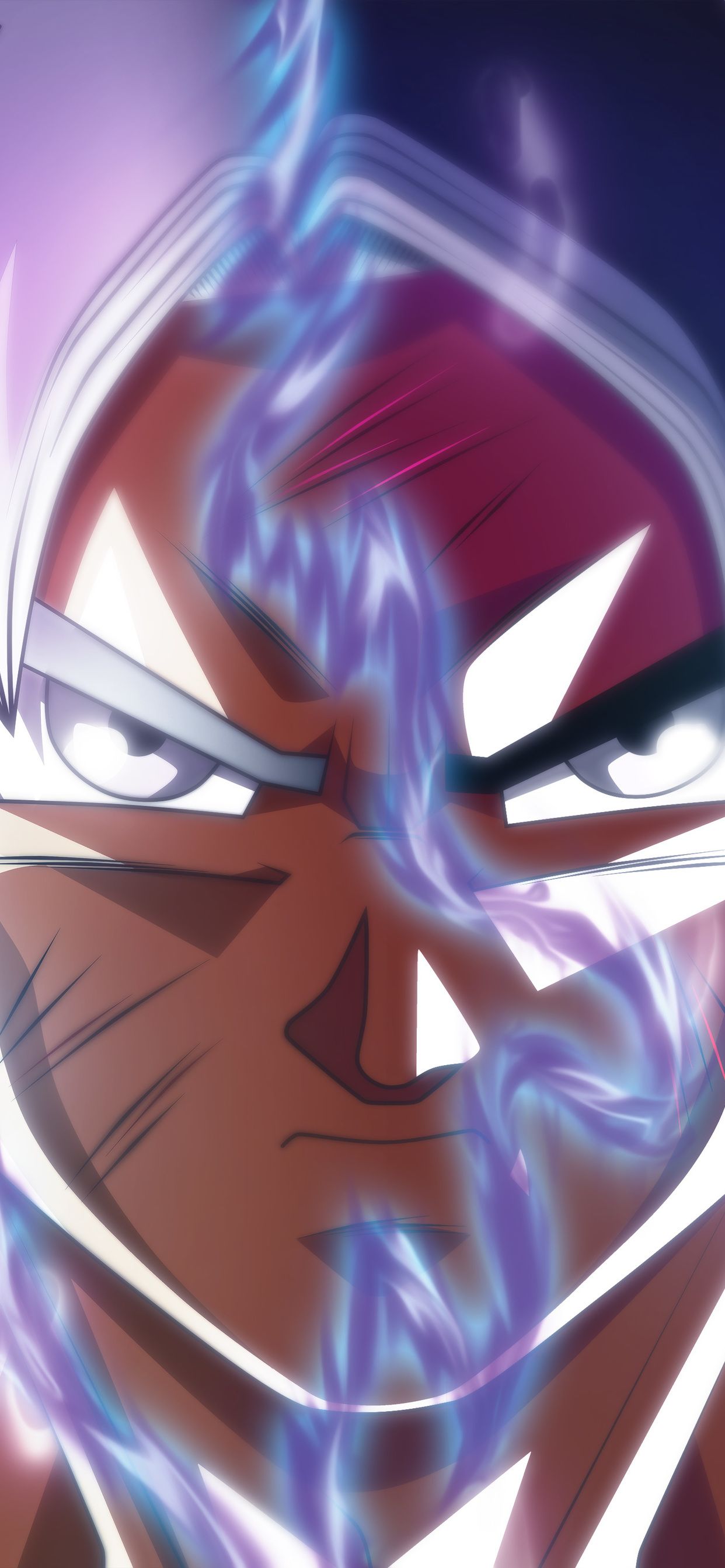 Goku Ultra Instinct primo piano, 1242x2688 Full HD Verticale, iPhone