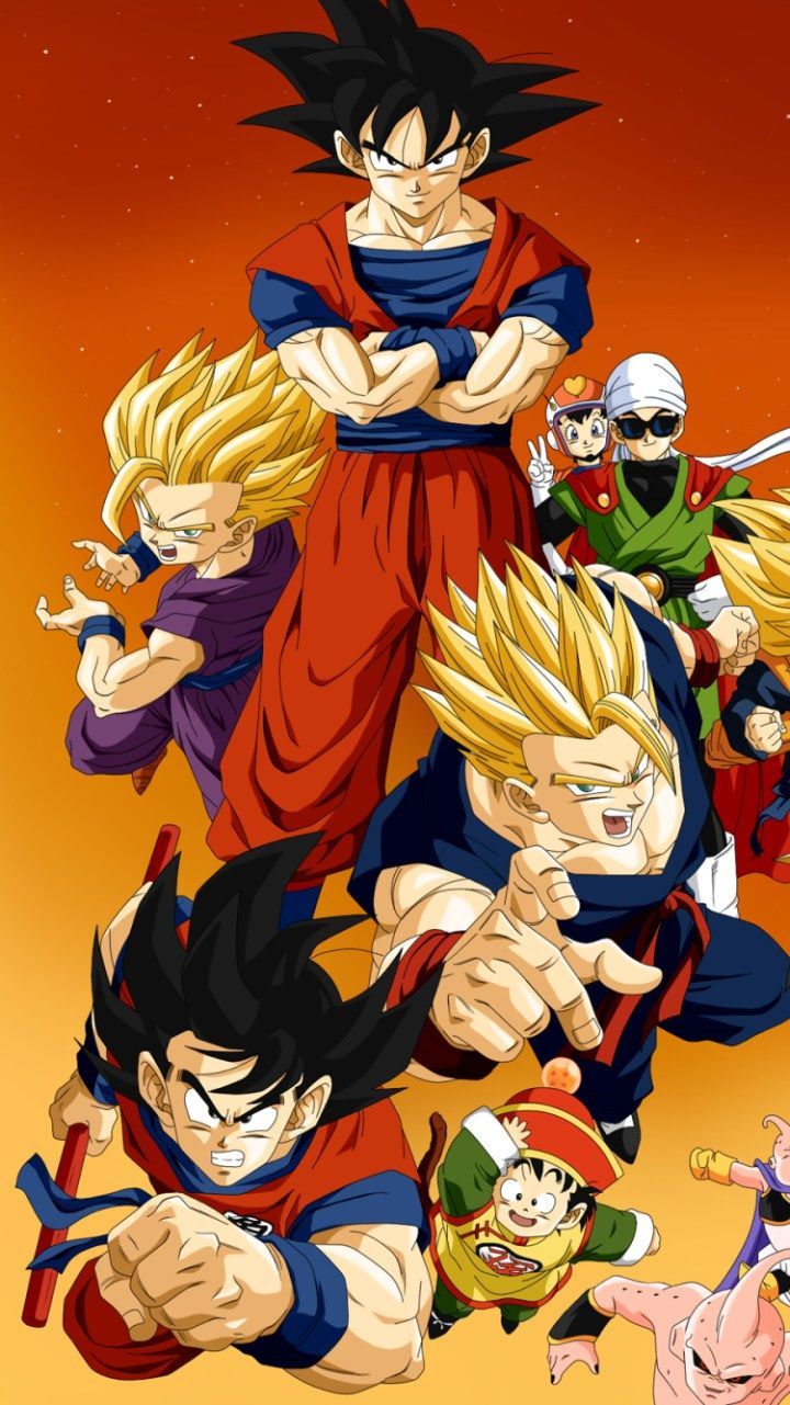 Personaggi Dragon Ball Z, 720x1281 Verticale, iPhone Plus