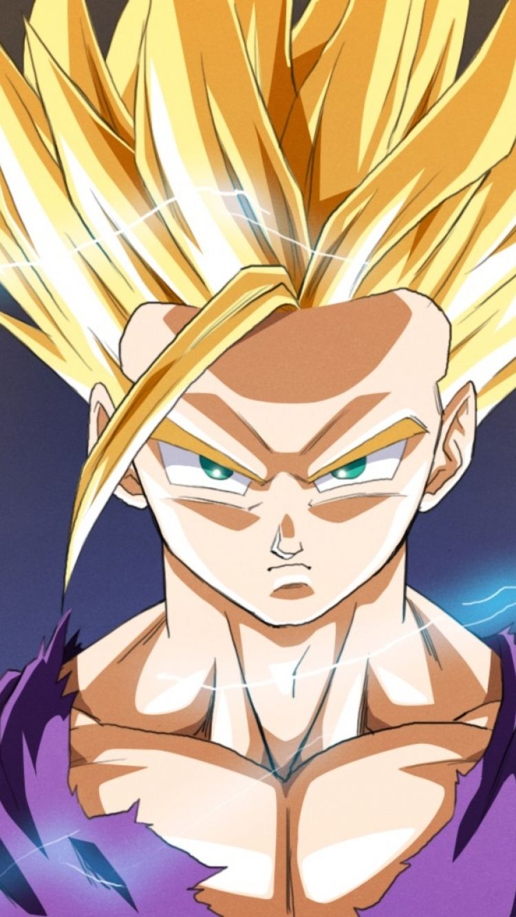 Gohan Super Saiyan Dragon Ball Z, 750x1334 Verticale, iPhone Air