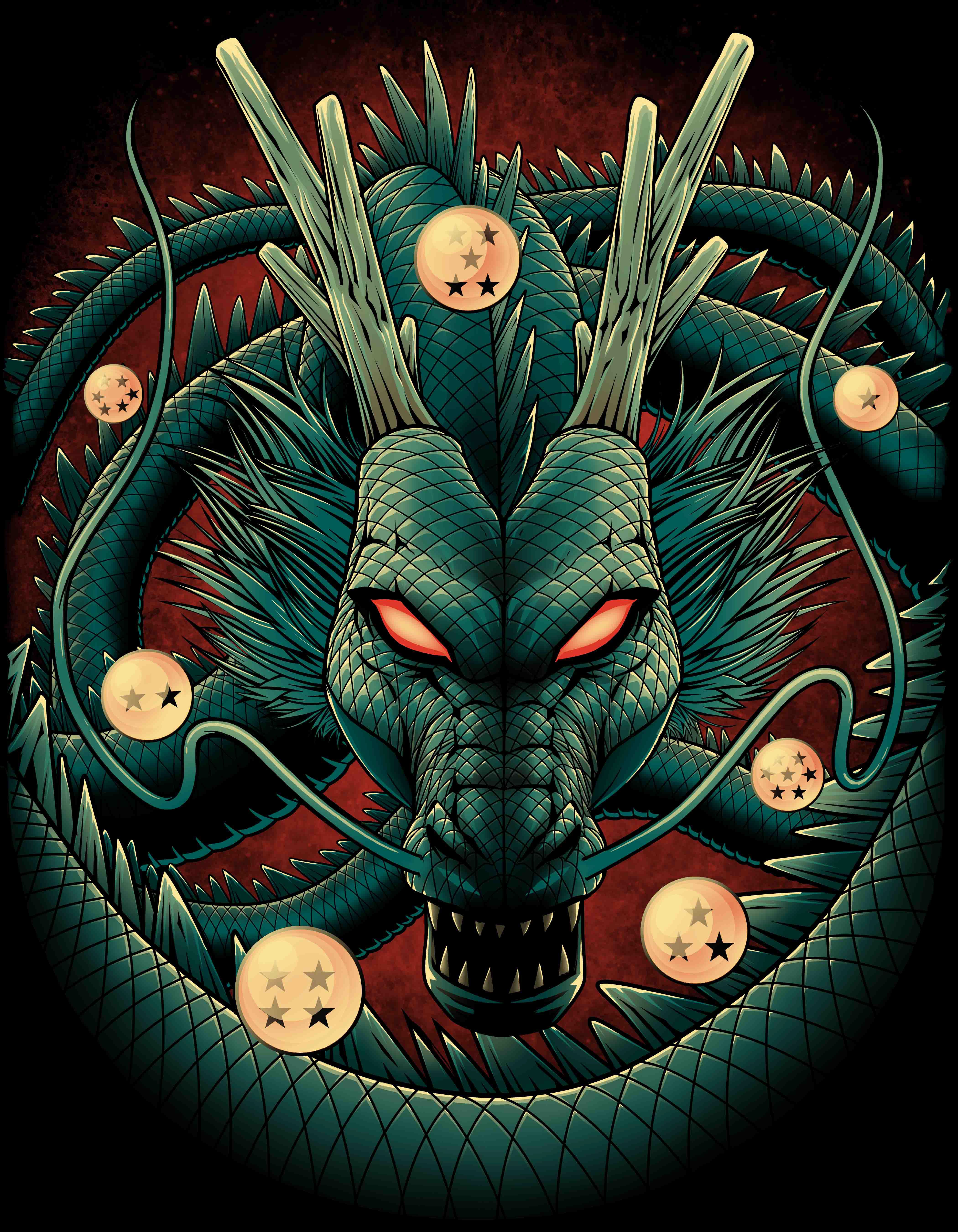 Shenron drago sfere Dragon Ball, 4200x5400 Verticale, iPhone Pro Max