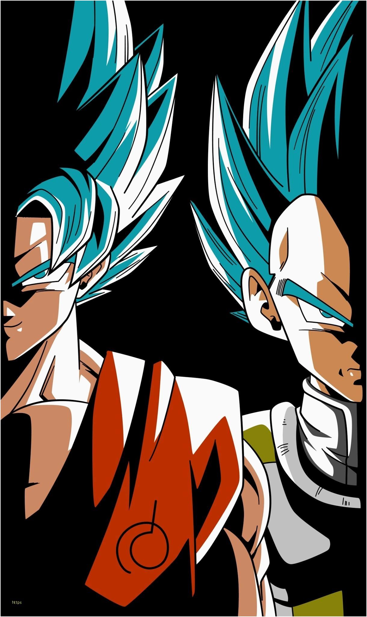 Goku e Vegeta Super Saiyan Blue, 1220x2048 Verticale, iPhone Air
