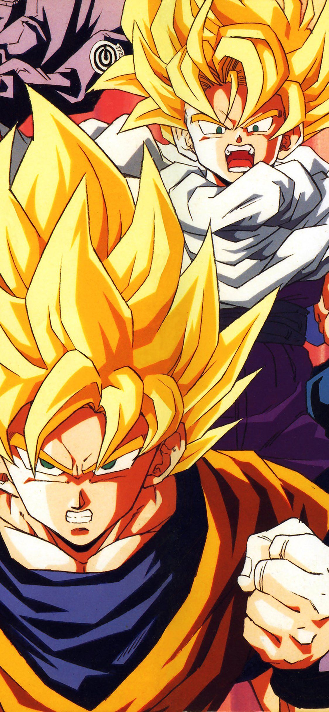 Goku Super Saiyan Dragon Ball Z, 1125x2436 Verticale, iPhone Plus