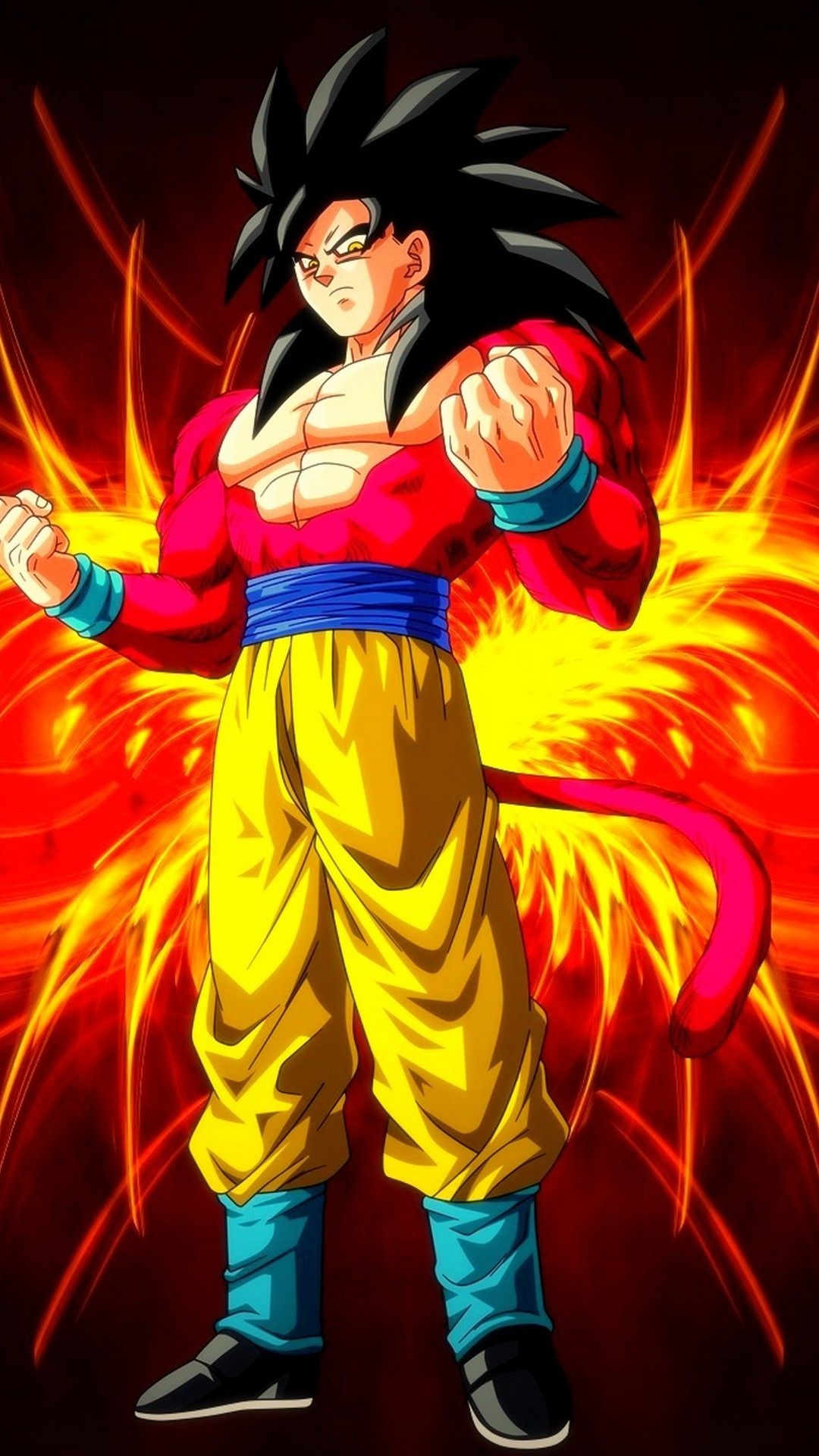 Goku Super Saiyan 4, 1080x1920 Full HD Verticale, iPhone