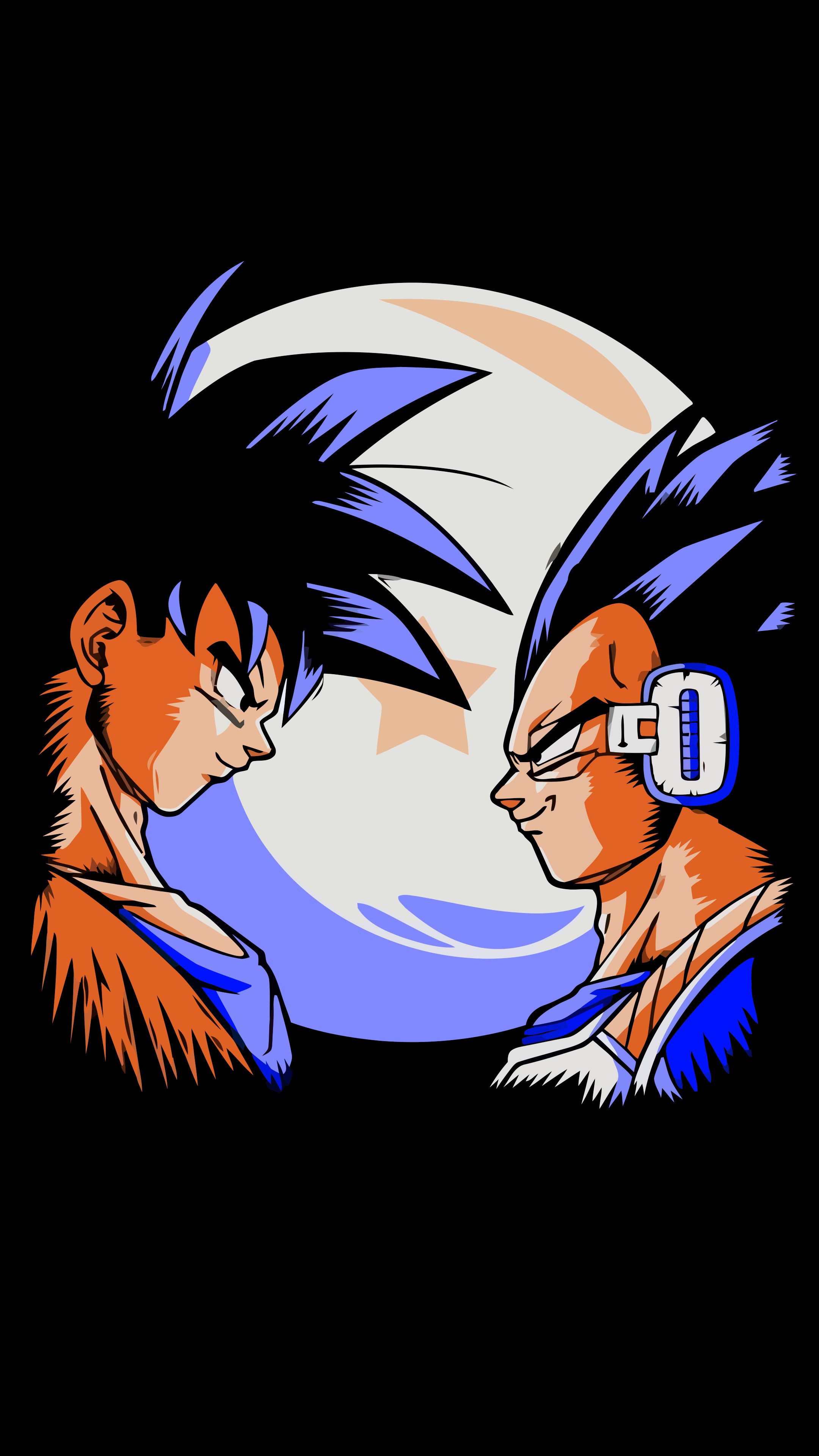 Goku e Vegeta Dragon Ball Z, Principe dei Saiyan, 2160x3840 Full HD Verticale, iPhone Pro Max