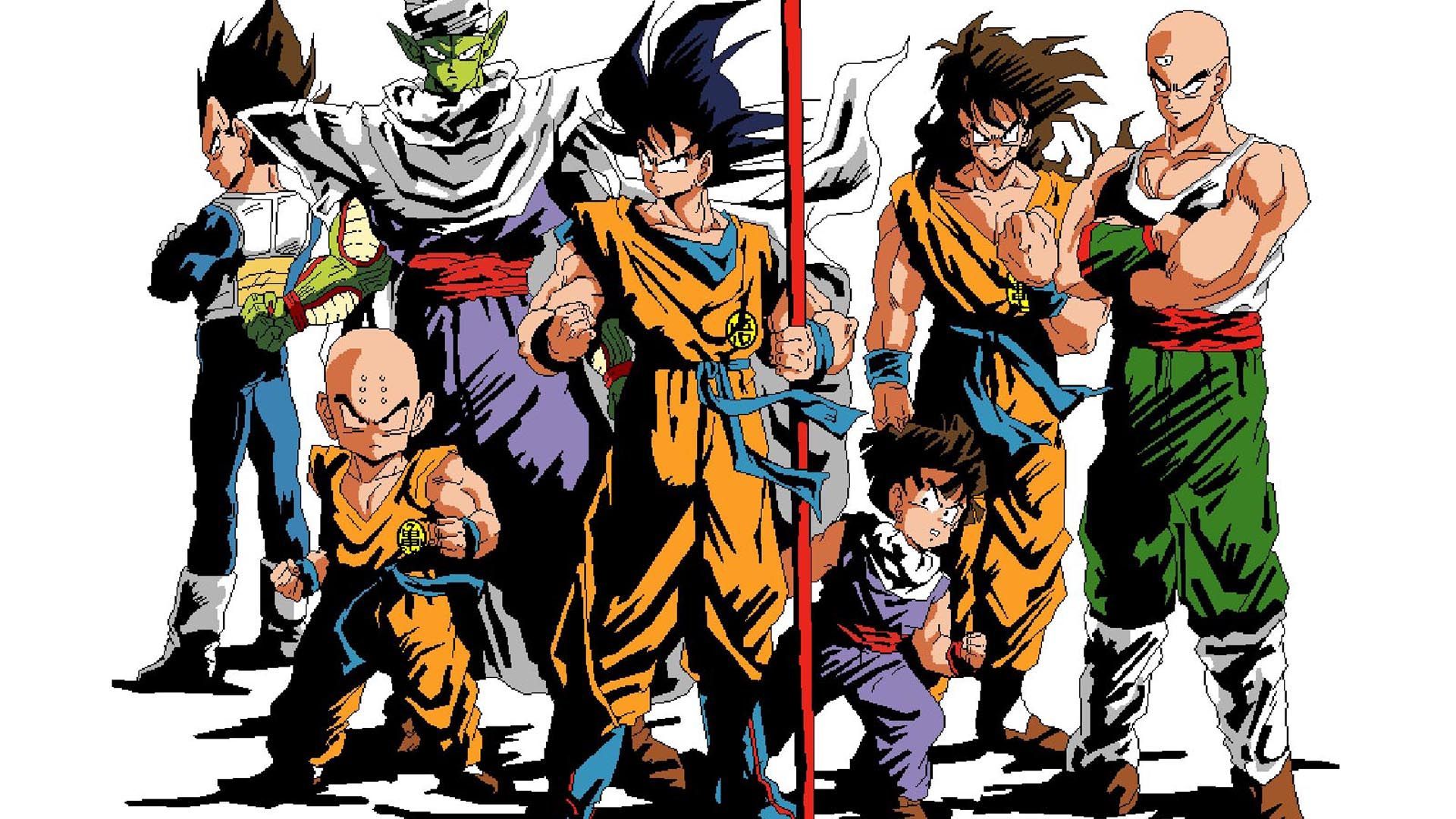 Personaggi Dragon Ball Z gruppo, 1920x1080 Full HD 1080p, PC