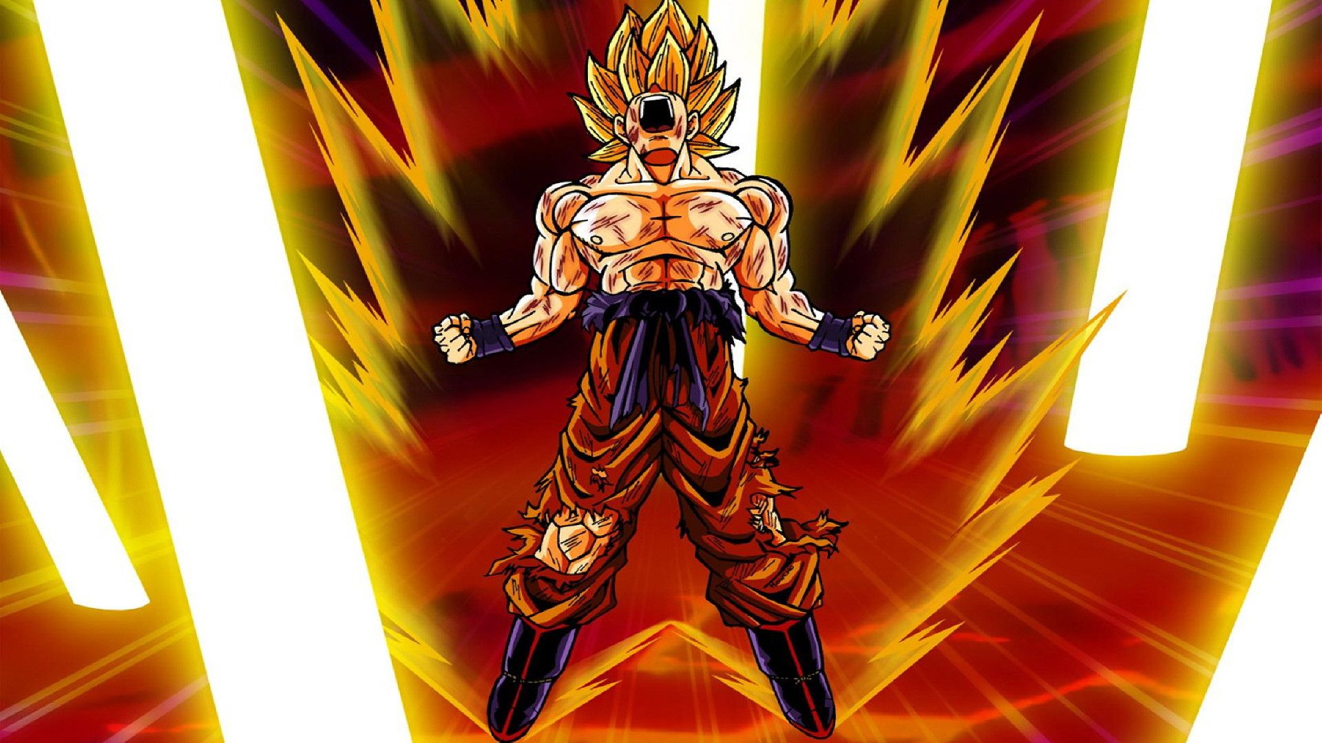Goku Super Saiyan, Dragon Ball Z, 1920x1080 Full HD, Desktop
