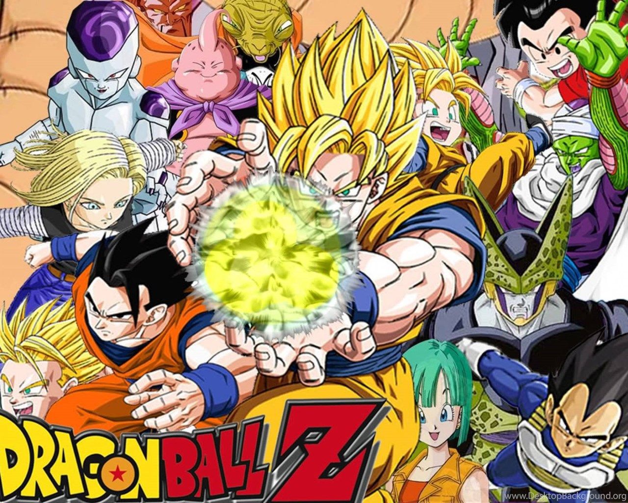 Dragon Ball Z personaggi collage, 1280x1024 720p, Monitor Gaming