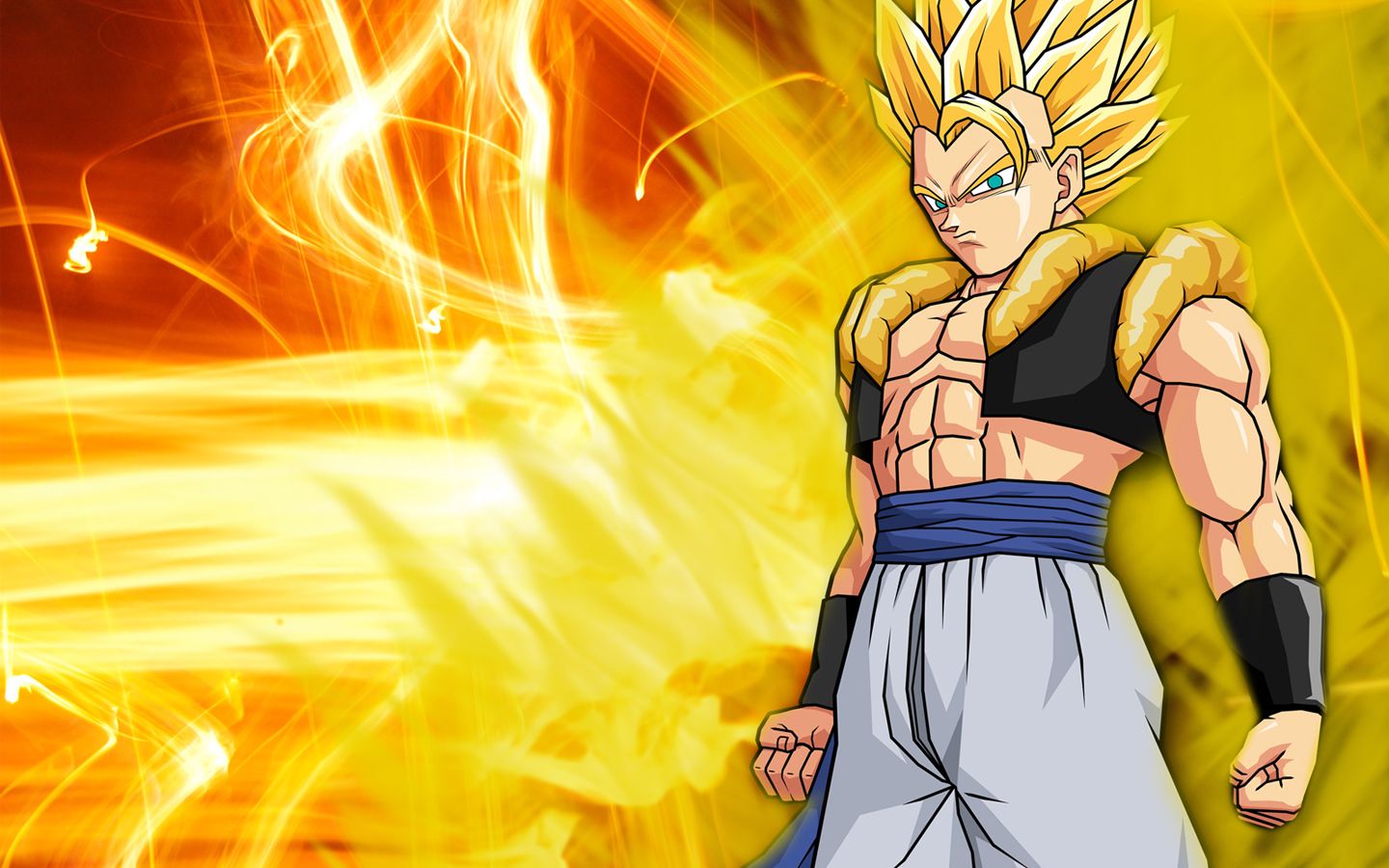 Gogeta Super Saiyan Dragon Ball Z, 1440x900 720p, PC