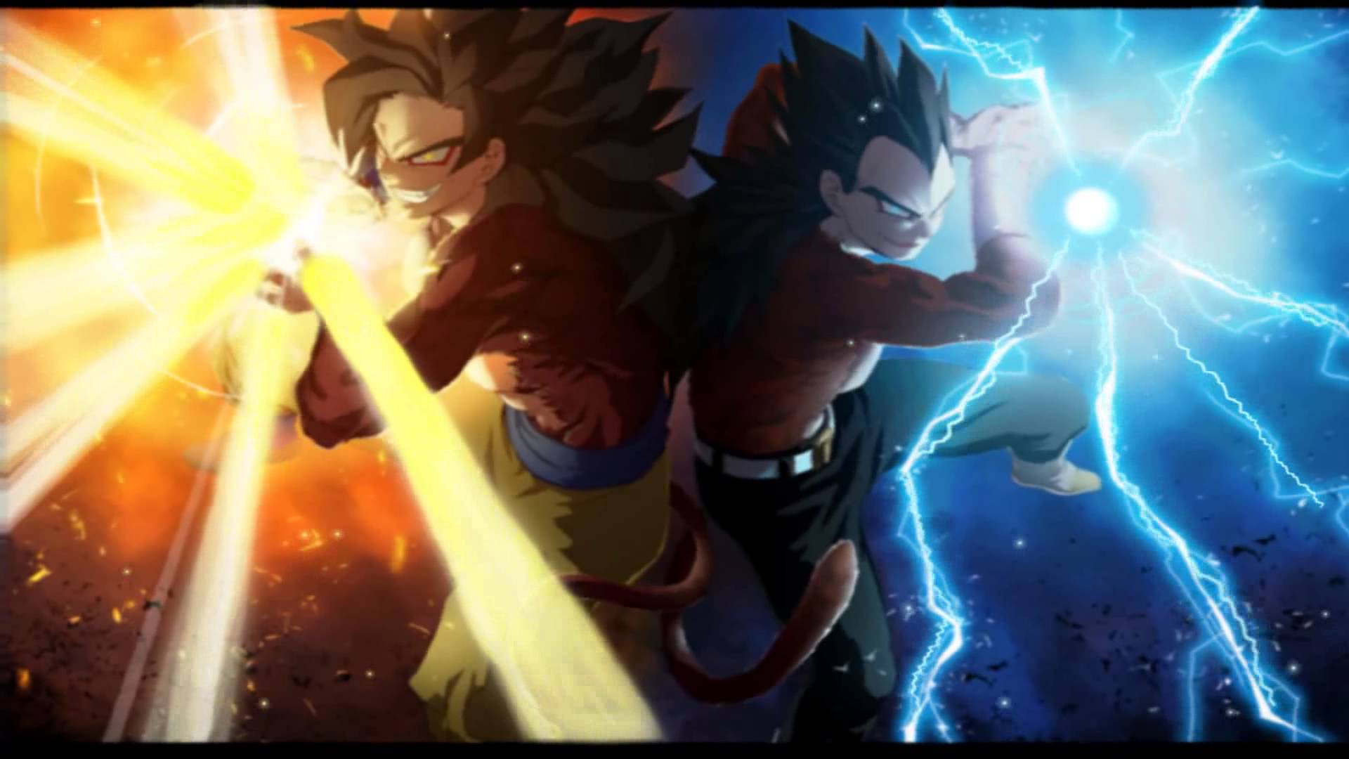 Goku e Vegeta Super Saiyan 4, 1920x1080 Full HD, Desktop