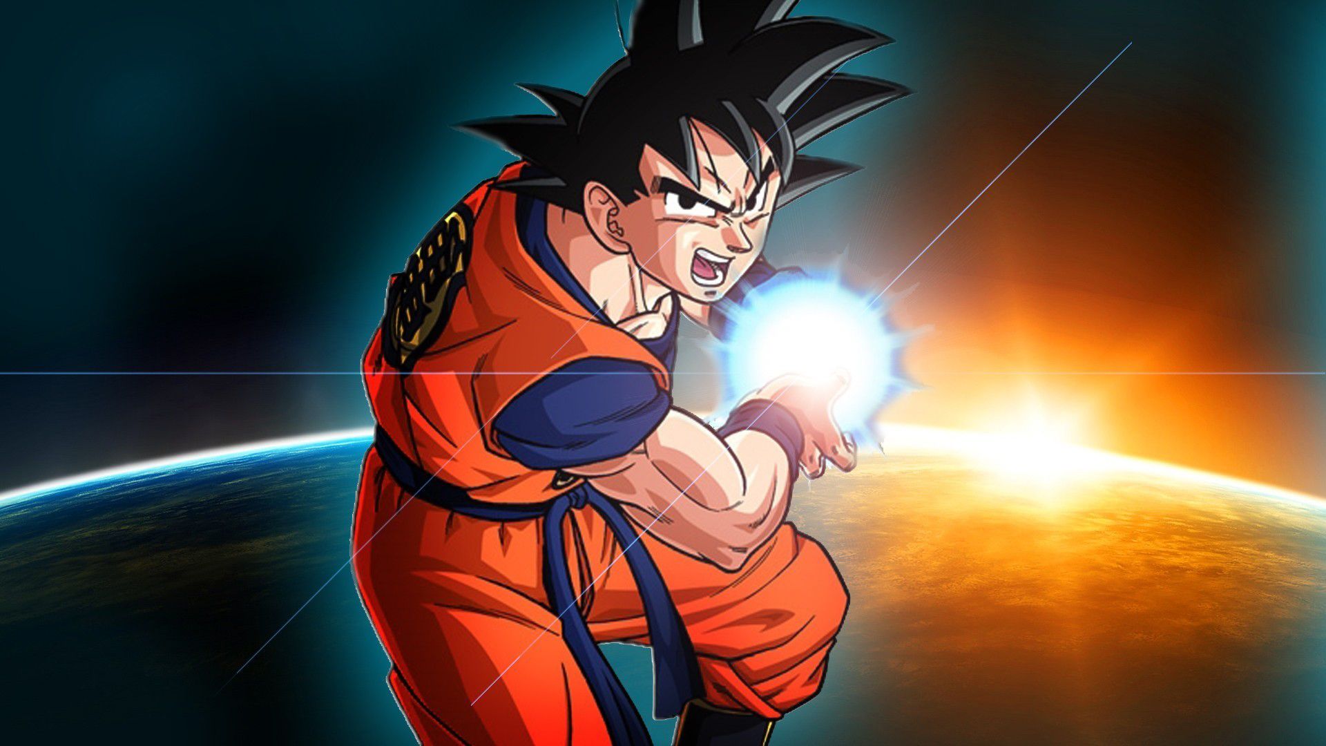 Goku Kamehameha Dragon Ball Z, 1920x1080 1080p, Desktop