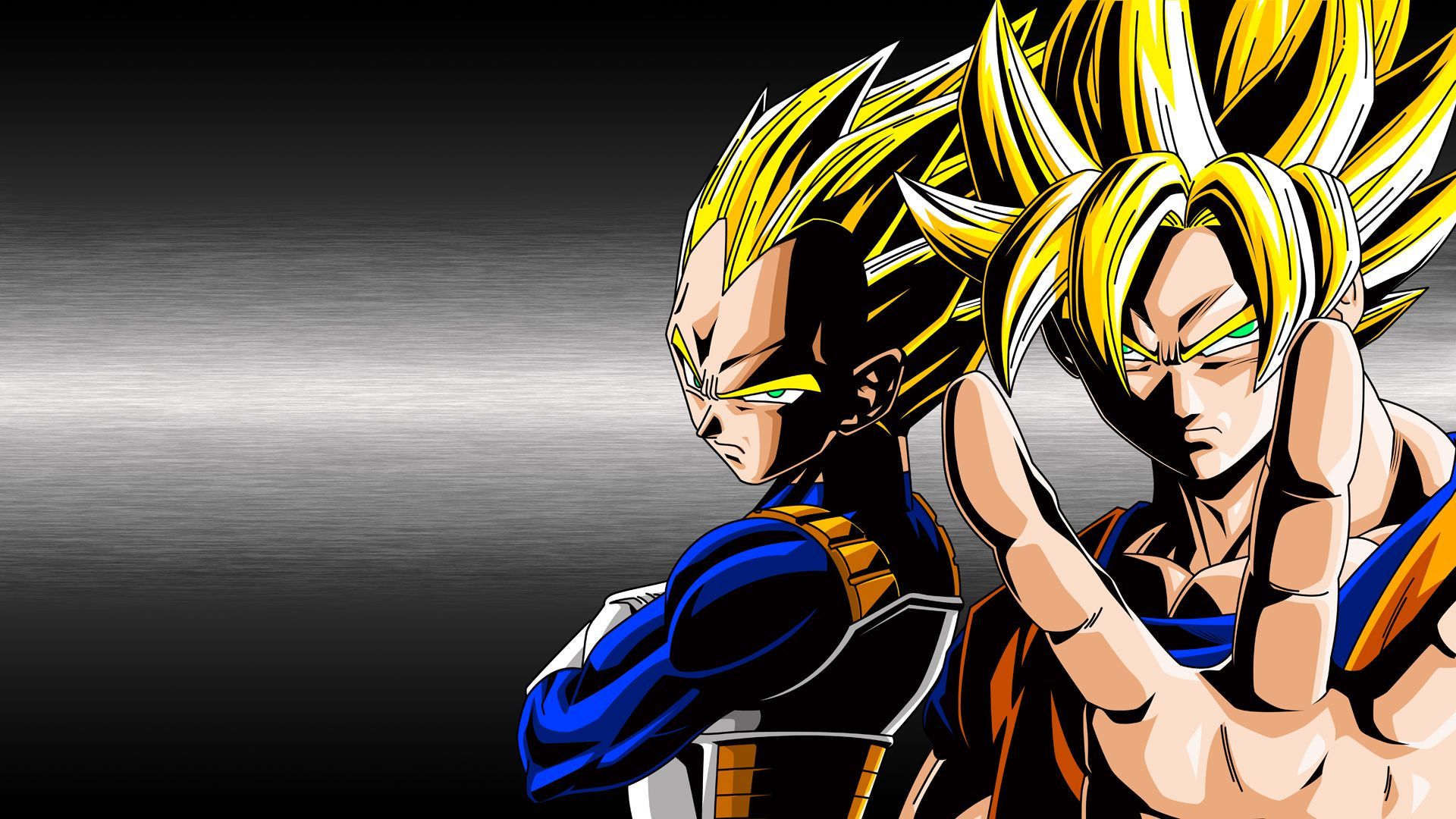 Vegeta e Goku Super Saiyan, 1920x1080 1080p, PC