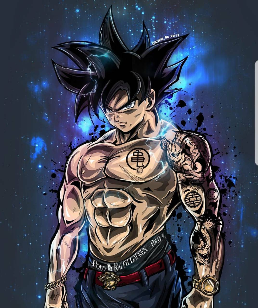 Goku tatuaggi Dragon Ball Z, 1072x1280 Verticale, Xiaomi