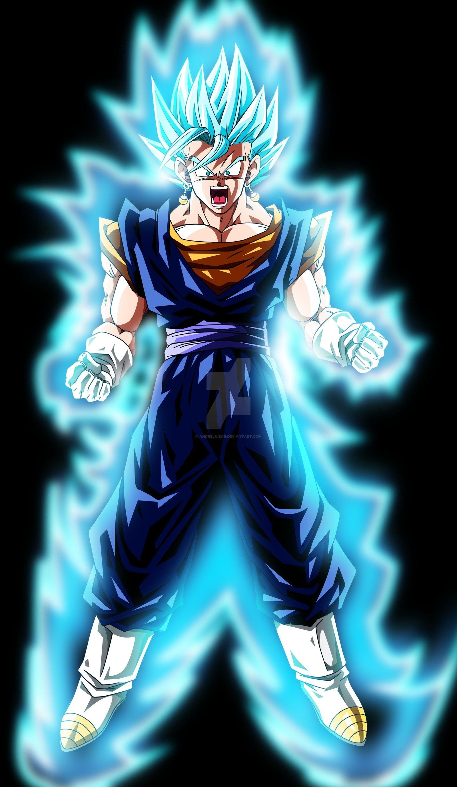 Vegetto Super Saiyan Blue, 1600x2756 Full HD Verticale, Smartphone