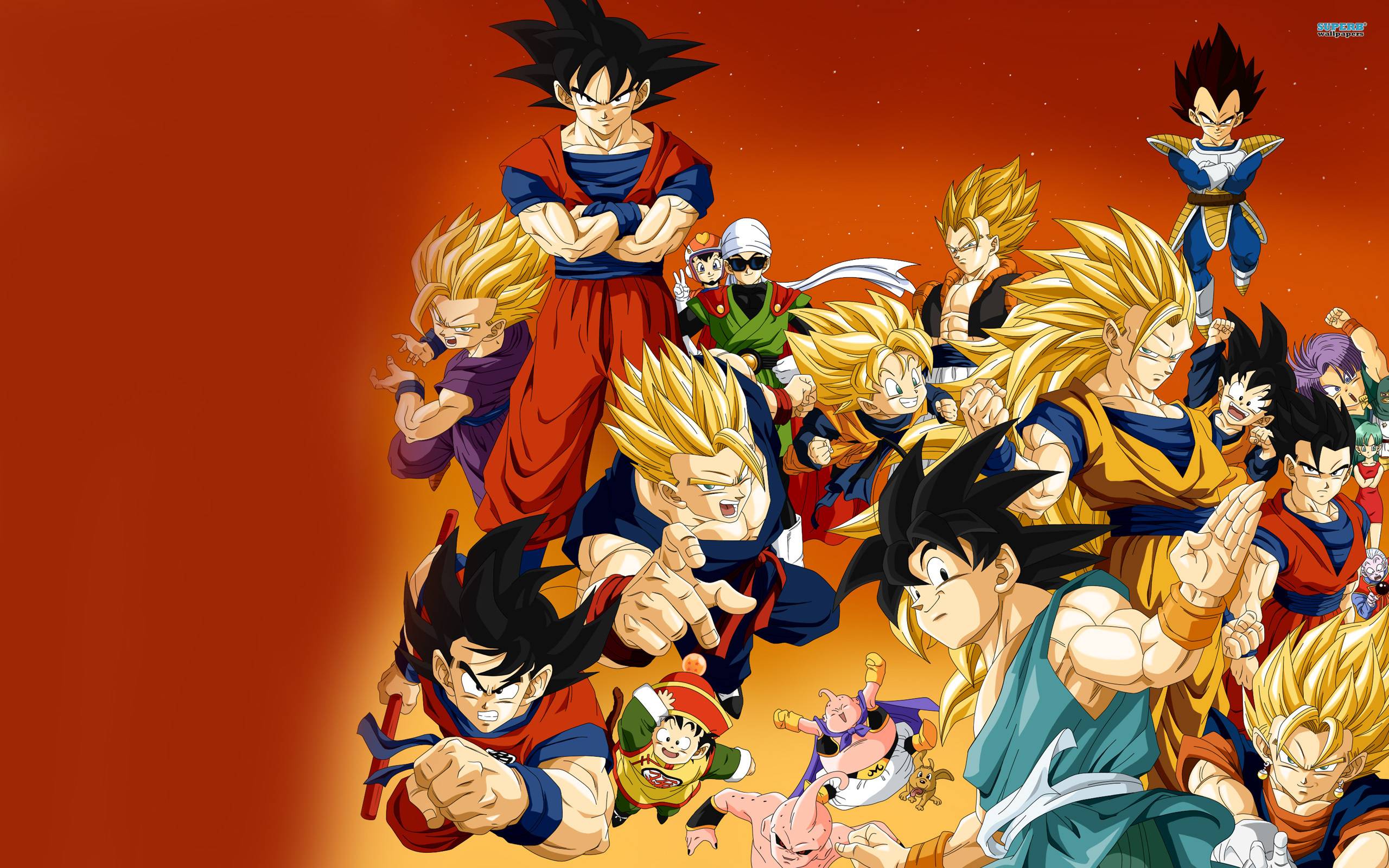 Personaggi Dragon Ball Z gruppo, 2560x1600 2K+, MacBook Pro