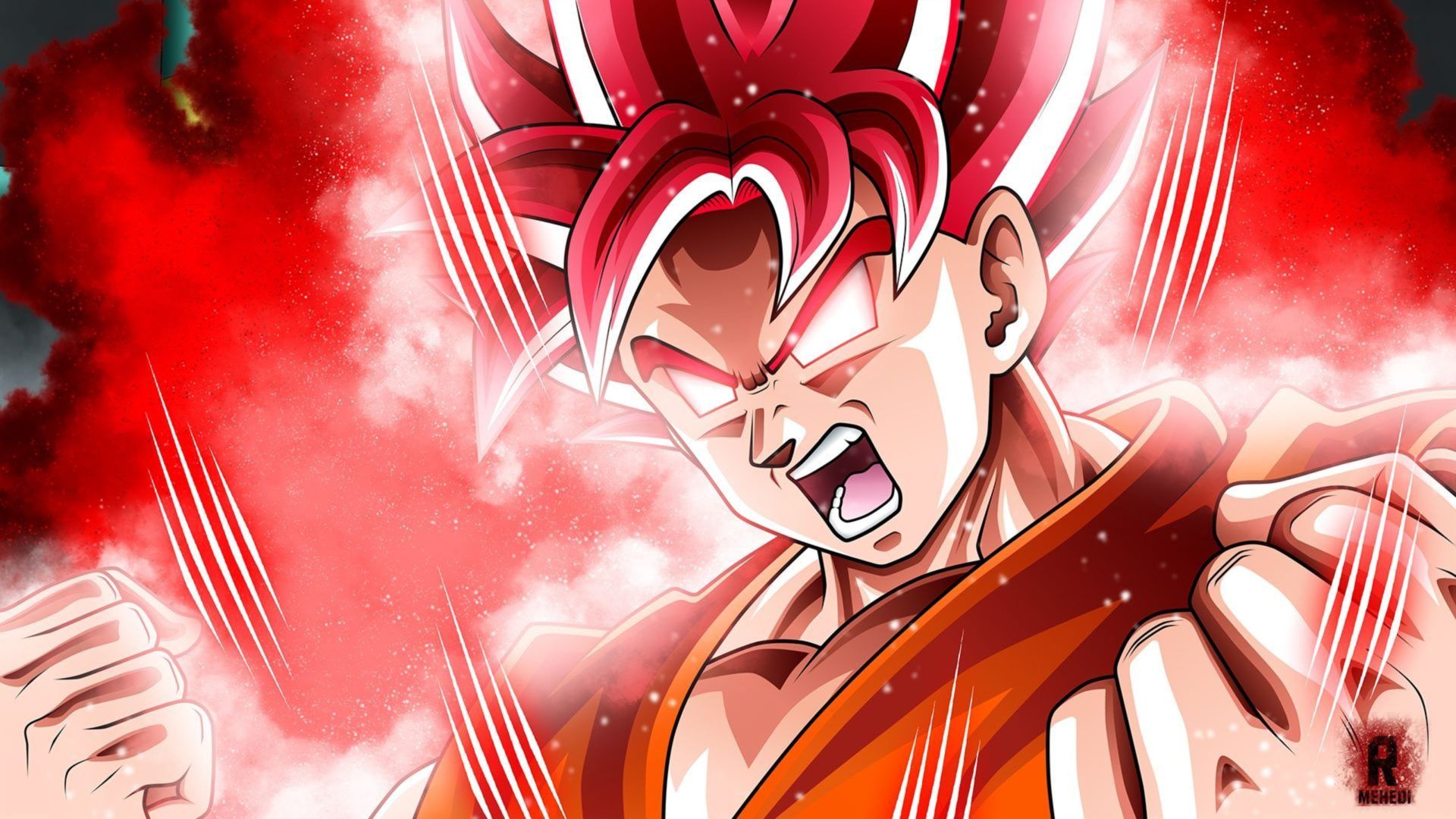 Goku Super Saiyan God, 1920x1080 1080p, PC Desktop