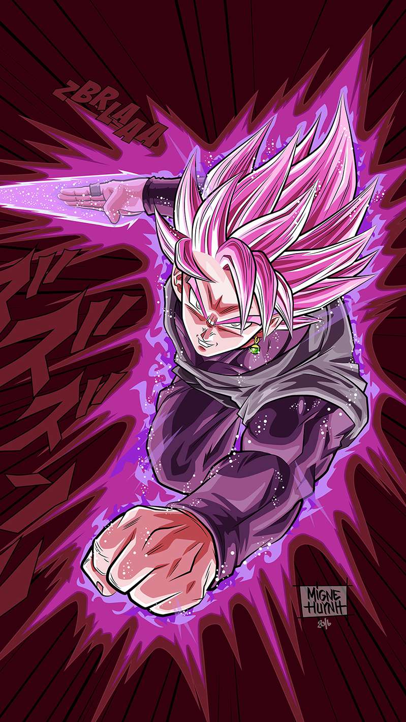 Goku Black Super Saiyan Rose, 799x1421 Verticale, OnePlus