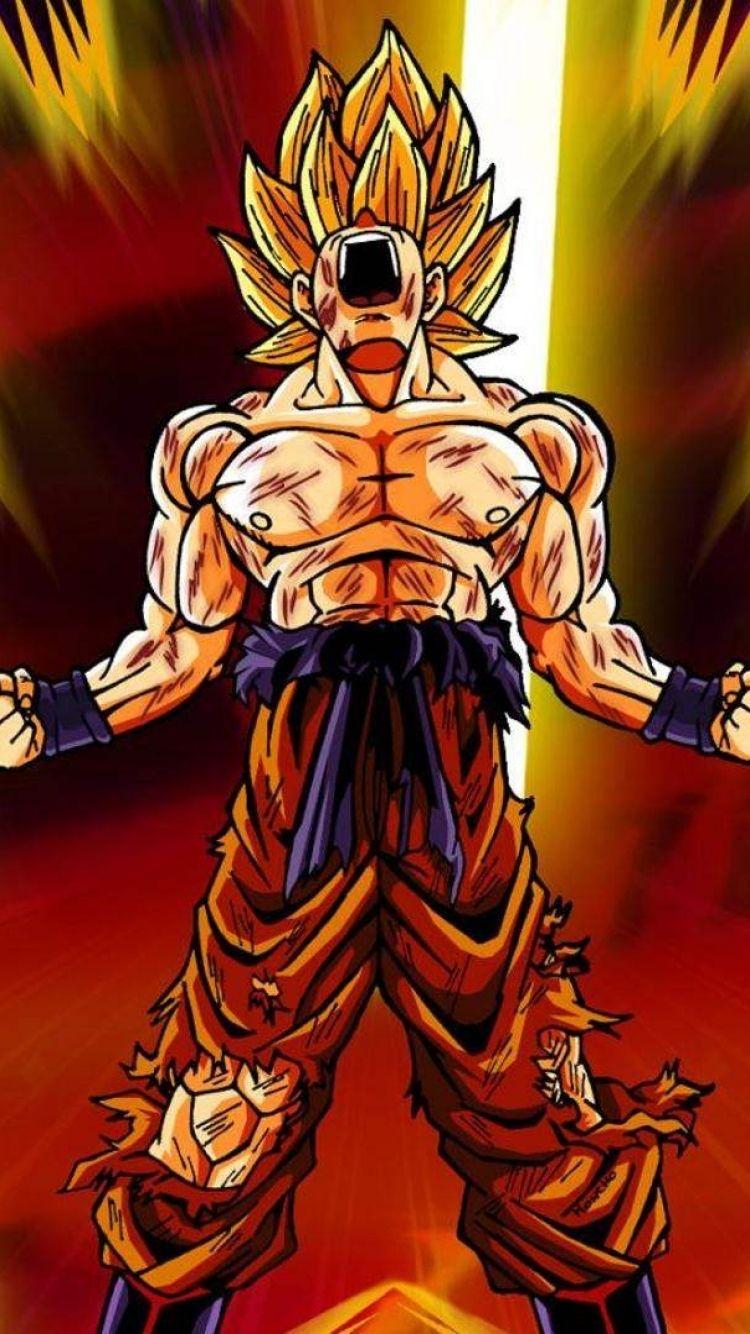 Goku Super Saiyan Dragon Ball Z, 750x1334 Verticale, iPhone