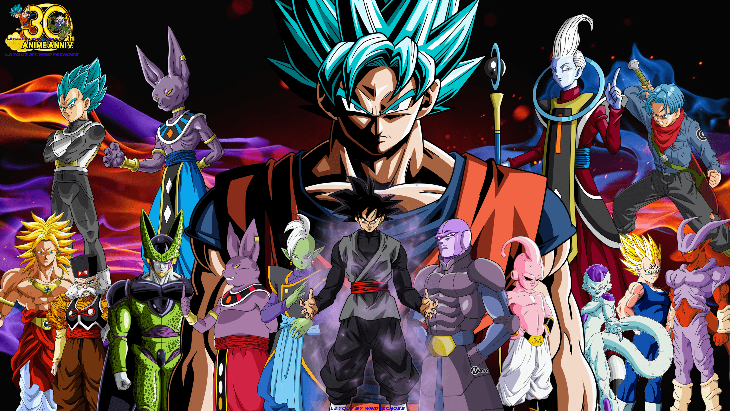 Personaggi Dragon Ball Super, 2560x1440 1440p, Desktop