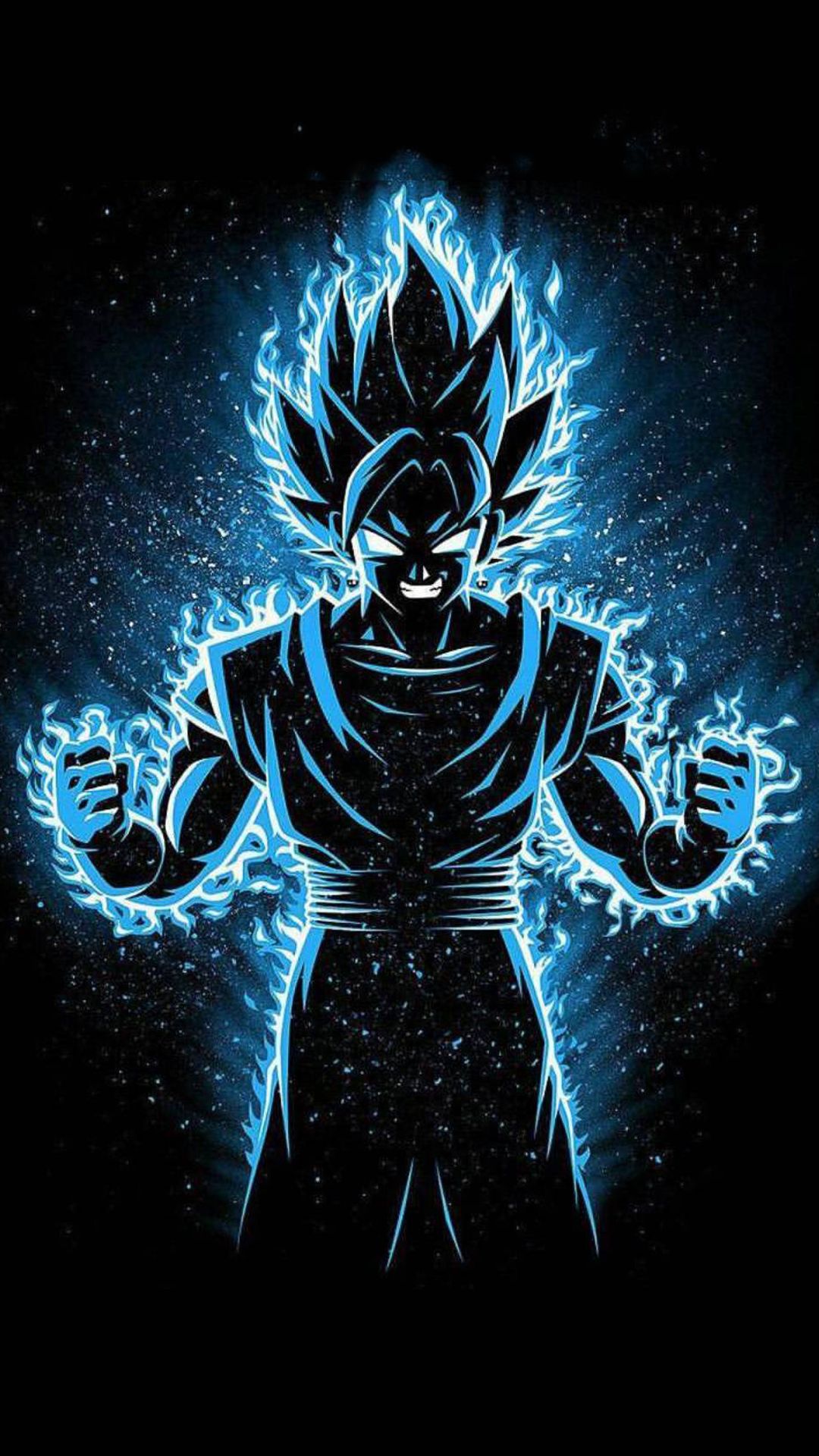 Goku aura blu Dragon Ball, Saiyan, 1080x1920 Full HD Verticale, iPhone