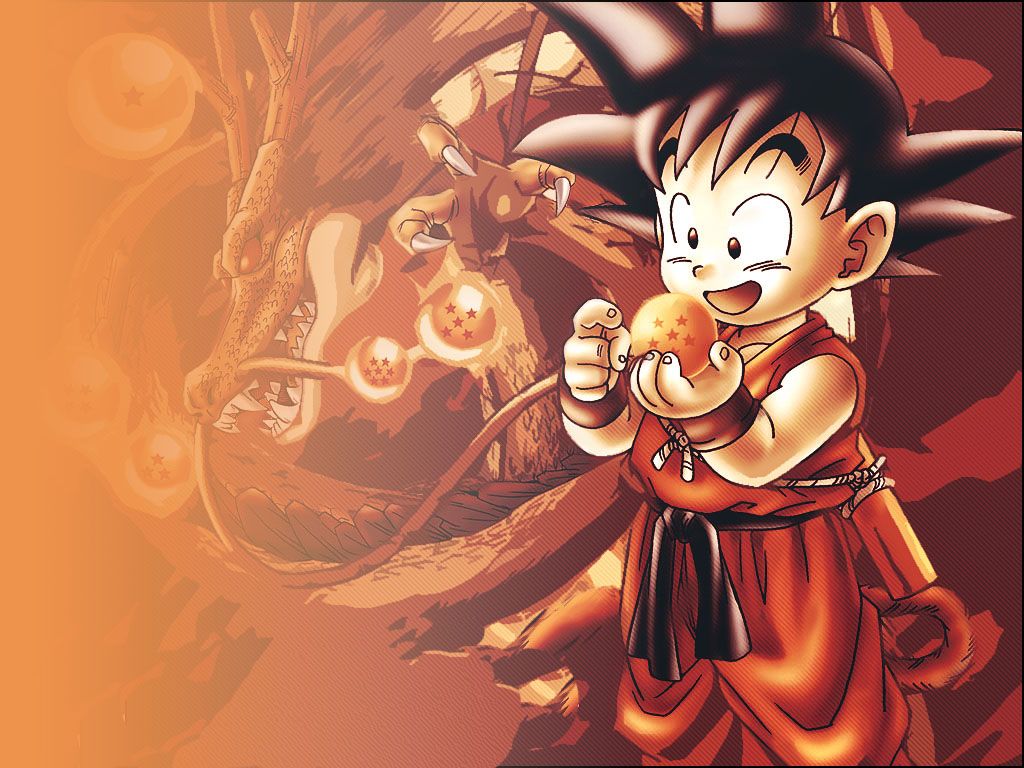 Goku bambino con Dragon Ball, 1024x768 HD, PC