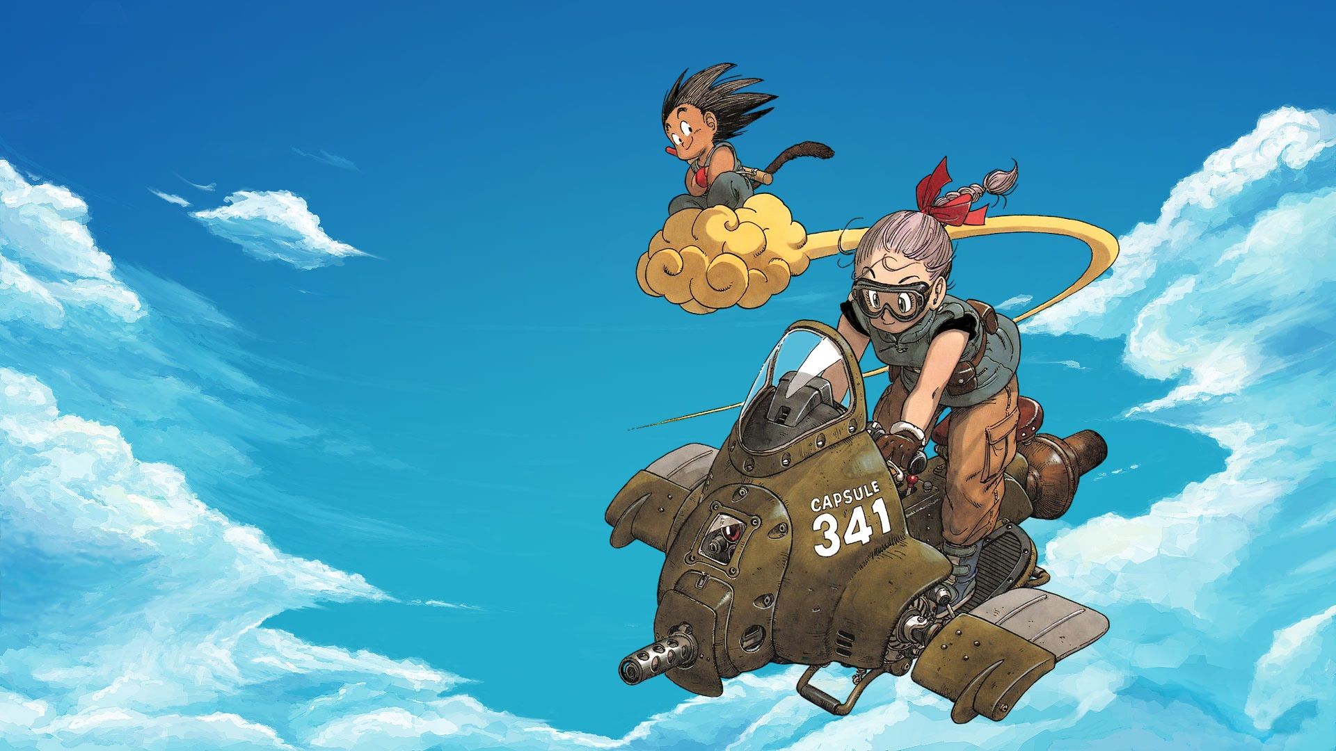 Goku e Bulma volano, 1920x1080 1080p, PC Desktop