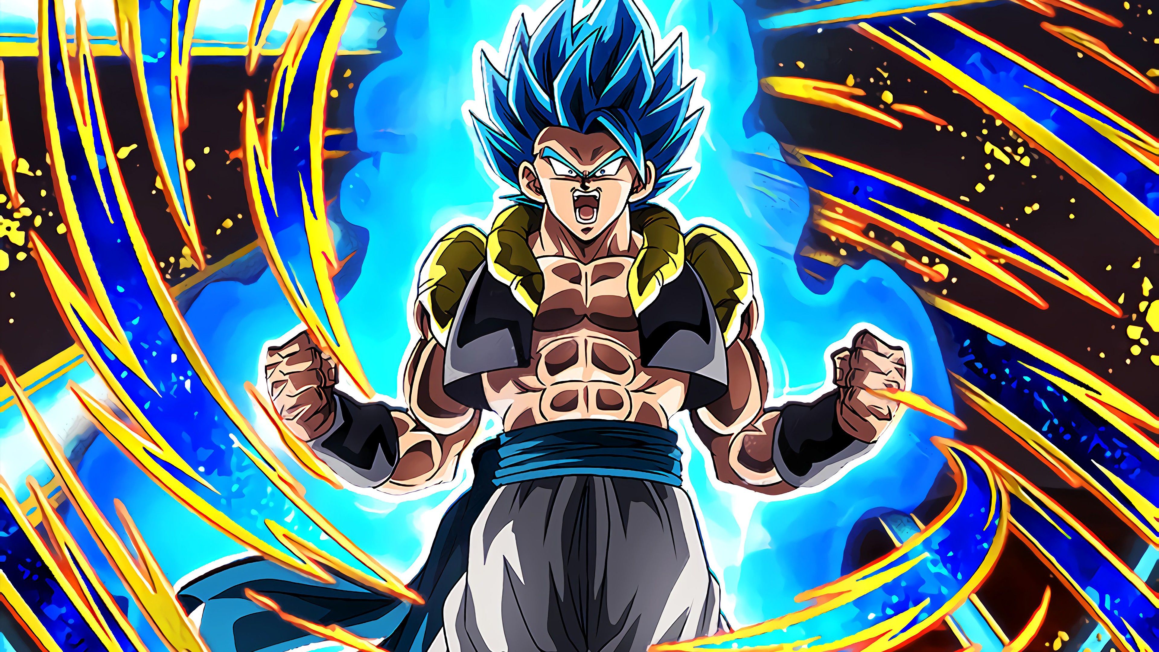 Gogeta Super Saiyan Blue, 3840x2160 UHD, PC 4K