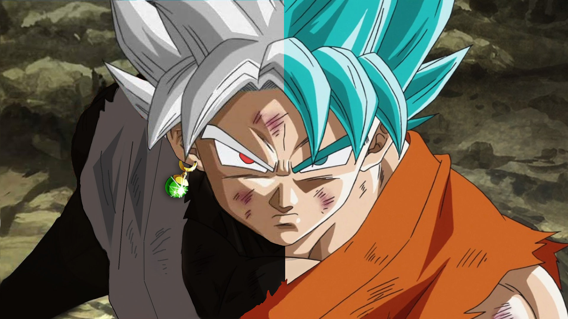 Goku Black e Goku Super Saiyan, 1920x1080 Full HD 1080p, PC Desktop