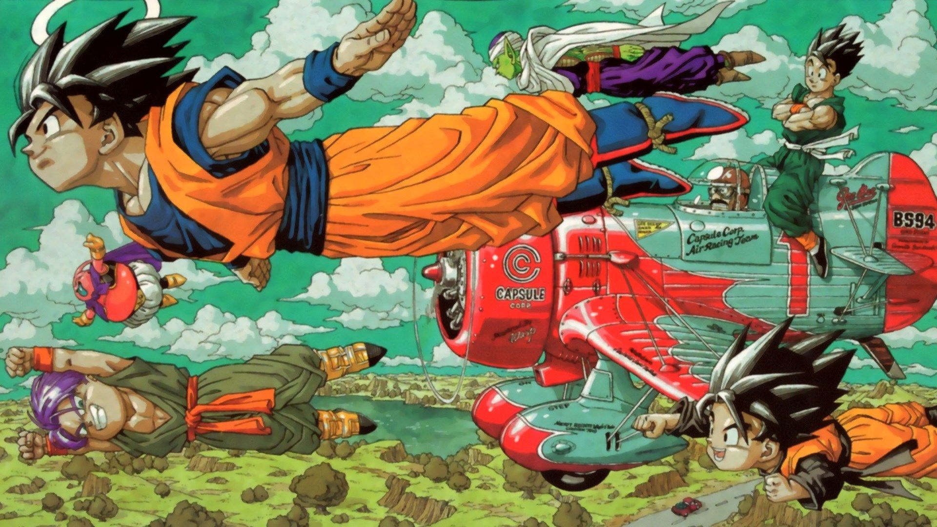Goku e personaggi Dragon Ball Z, 1920x1080 Full HD, PC
