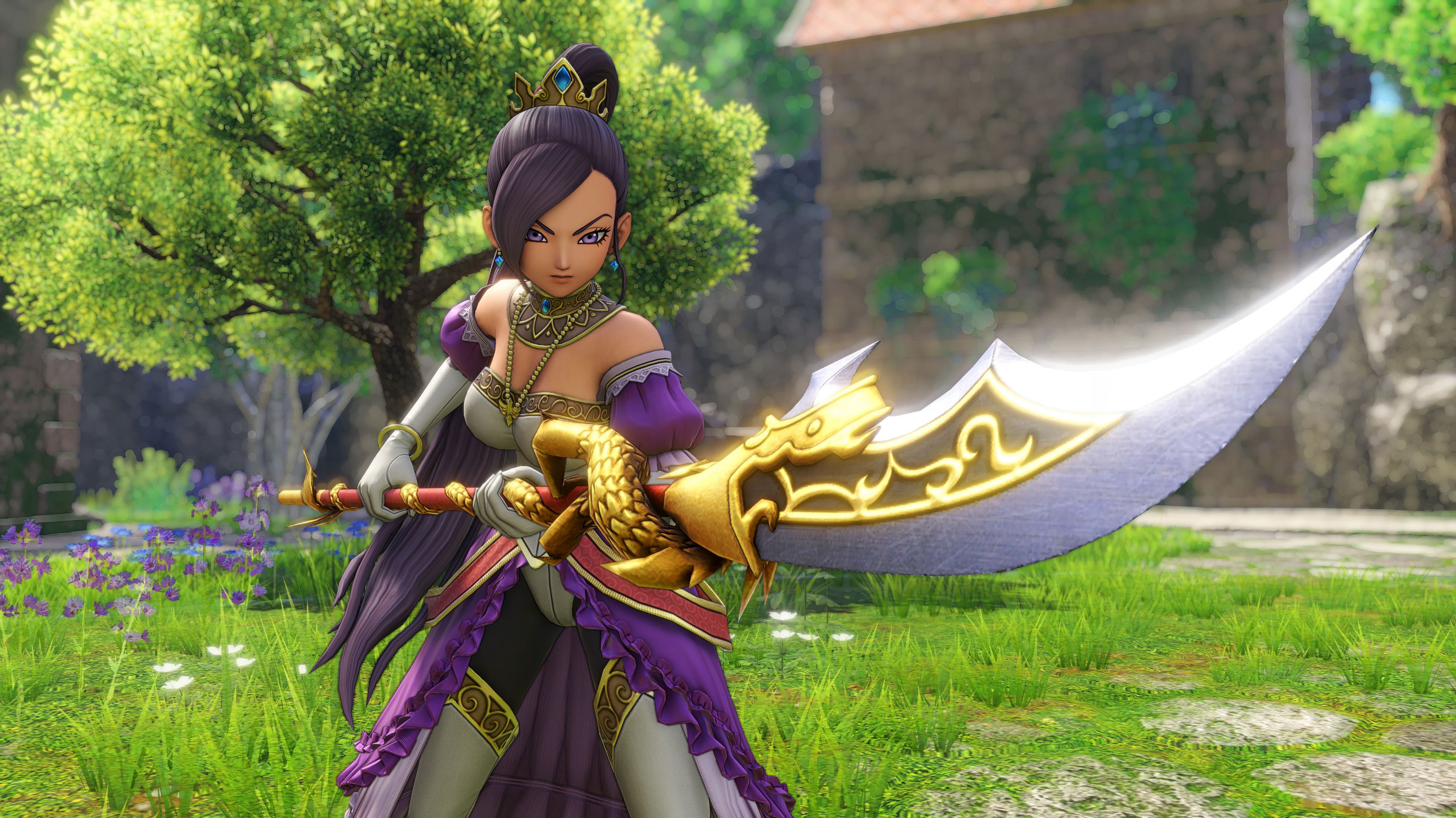 Dragon Quest XI personaggio con spada, 3840x2160 Ultra HD, 4K TV