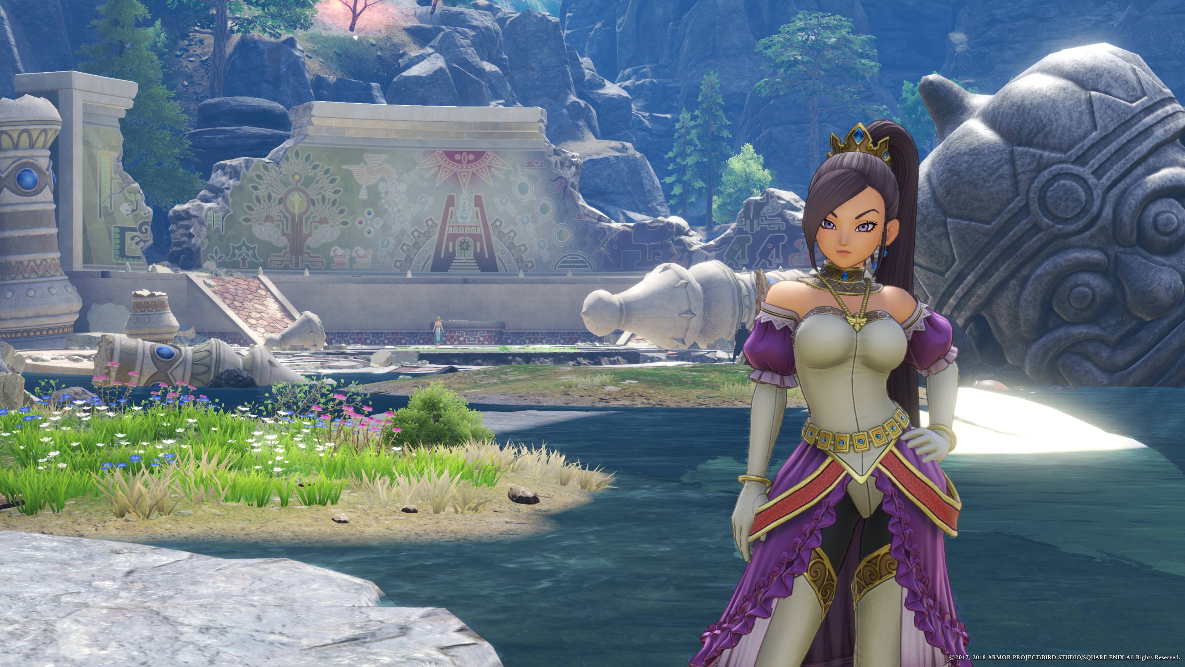 Dragon Quest XI personaggio femminile, 3840x2160 UHD, Monitor 4K
