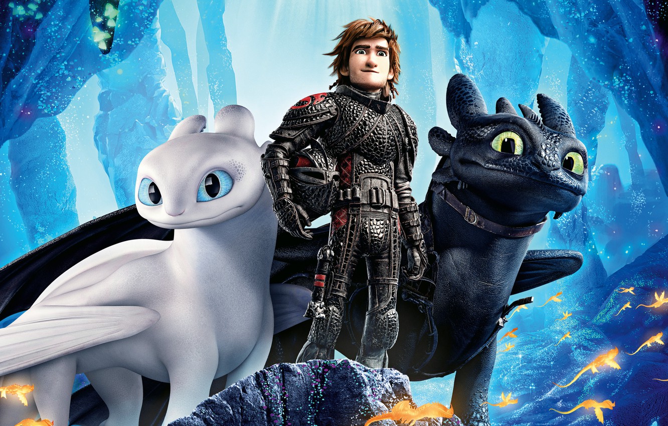 Dragon Trainer Hiccup e draghi, 1332x850 HD, Desktop