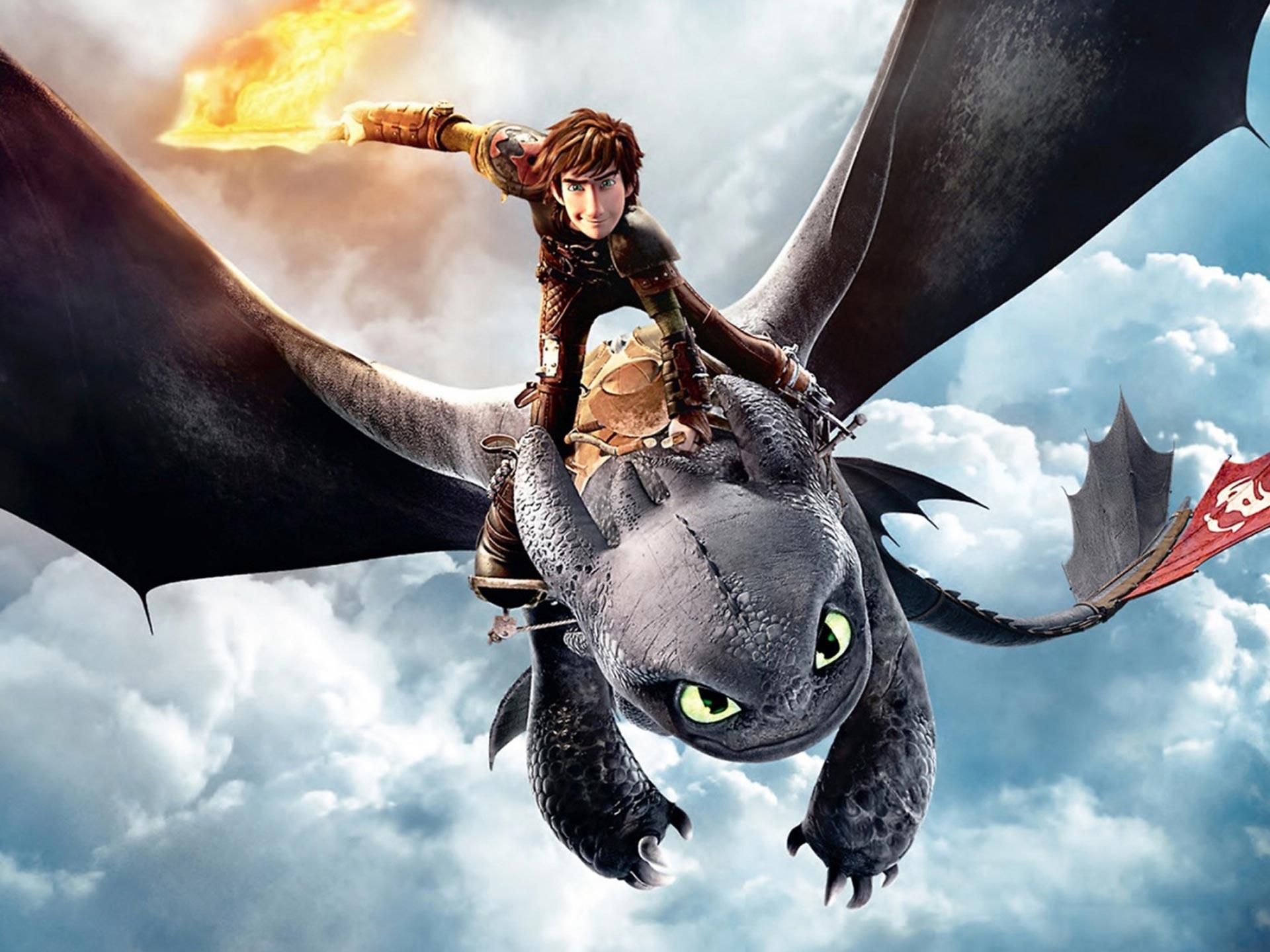 Hiccup e Sdentato in volo, 1920x1440 Full HD+ WUXGA, PC