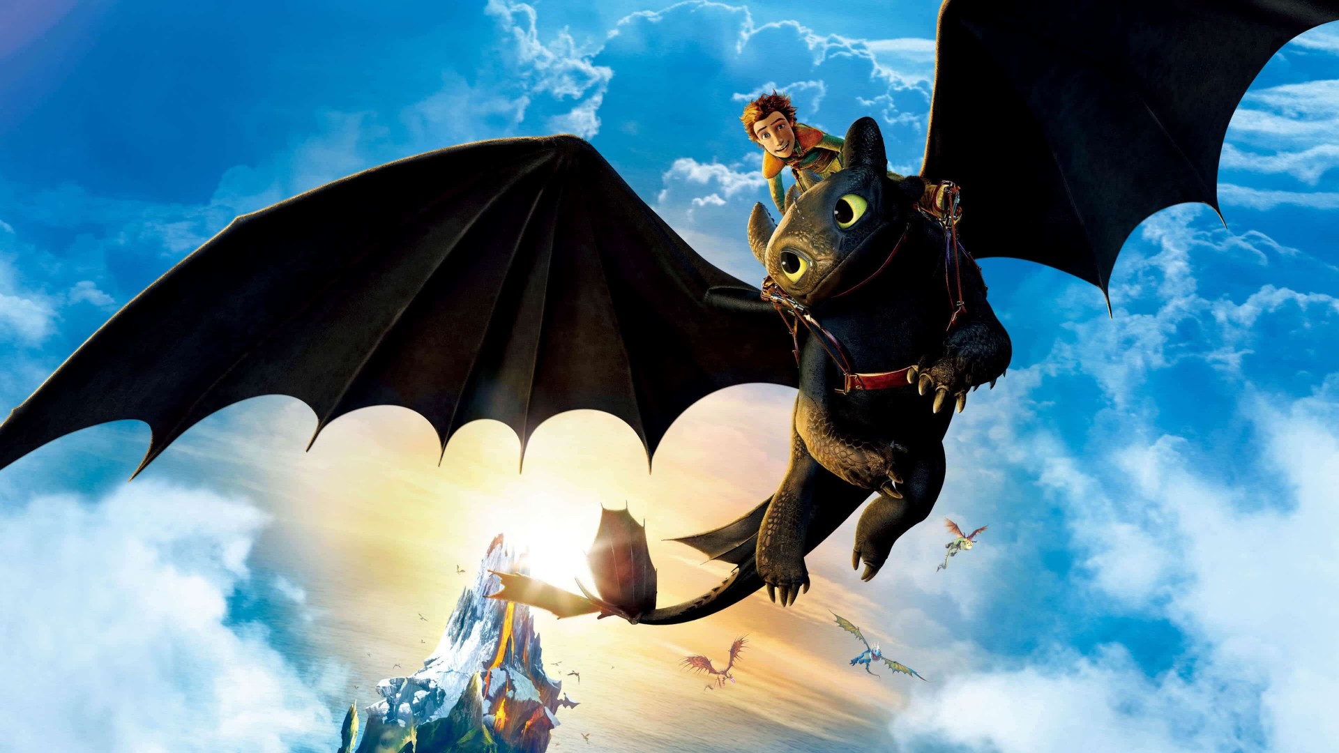 Dragon Trainer poster nuvole, 1920x1080 1080p, Desktop