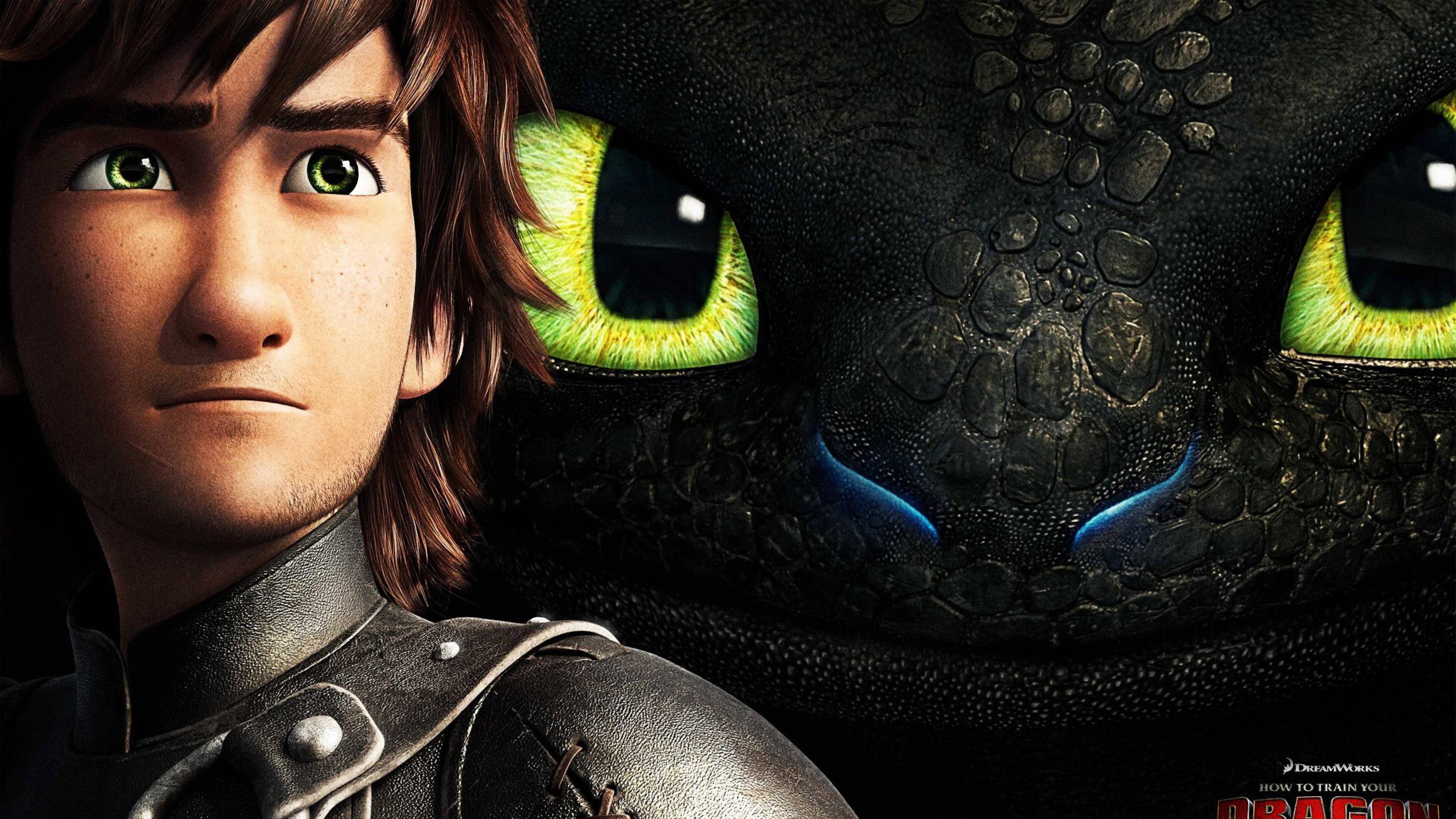 Hiccup e Sdentato Dragon Trainer, 3456x1944 2K, Desktop