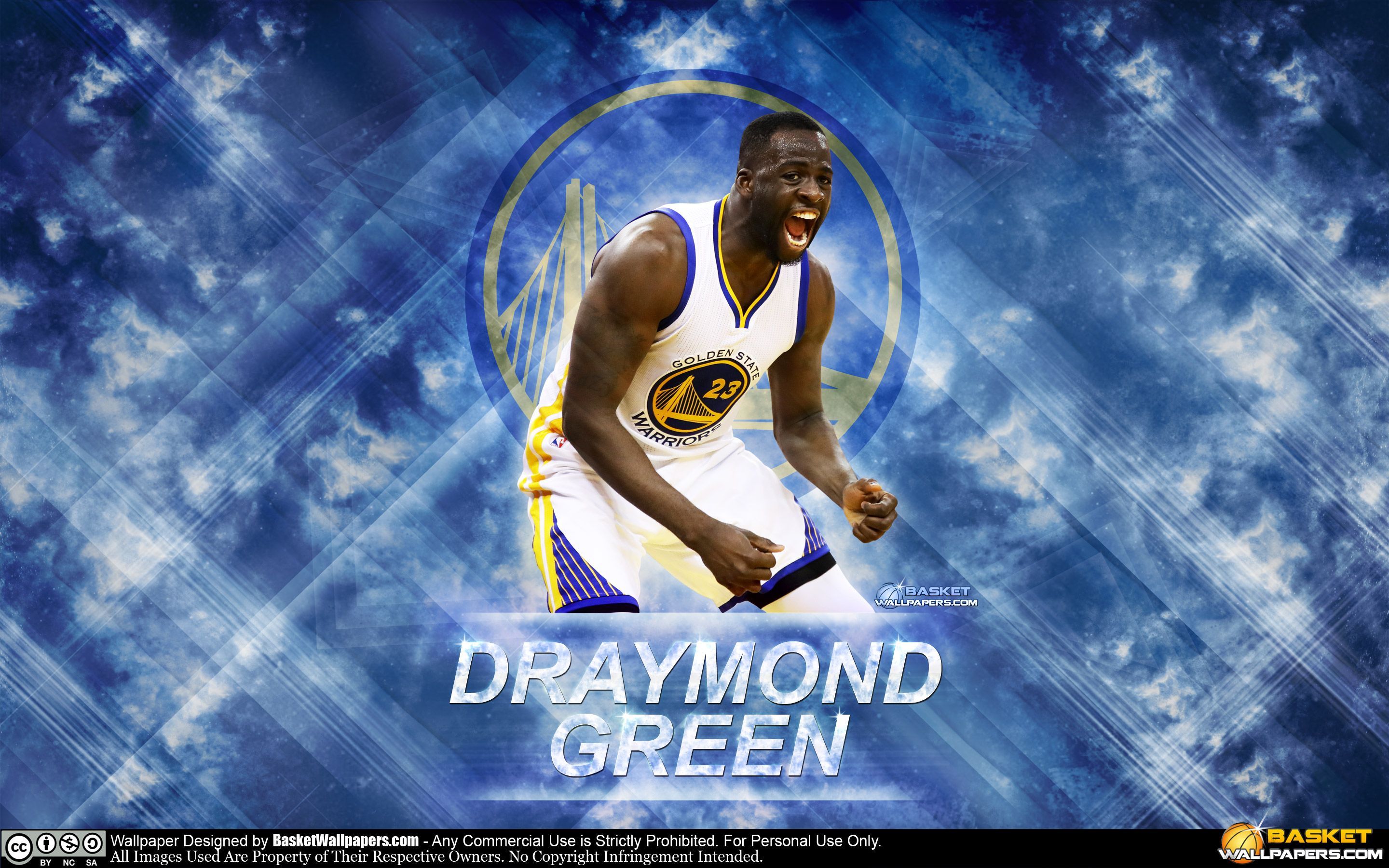 Draymond Green basket Warriors, 2880x1800 2K, Desktop