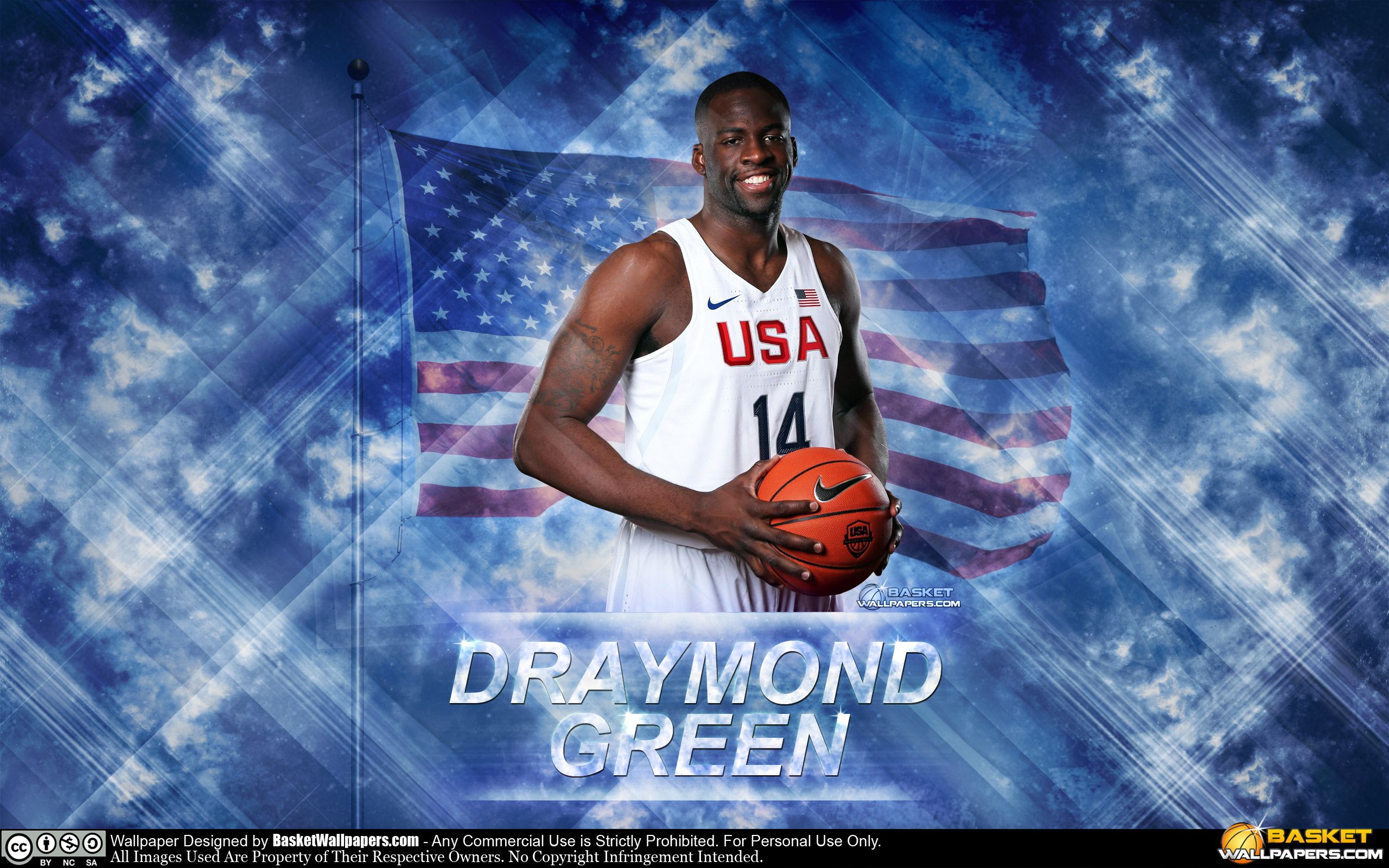 Draymond Green basket USA, 2560x1600 2K, Laptop