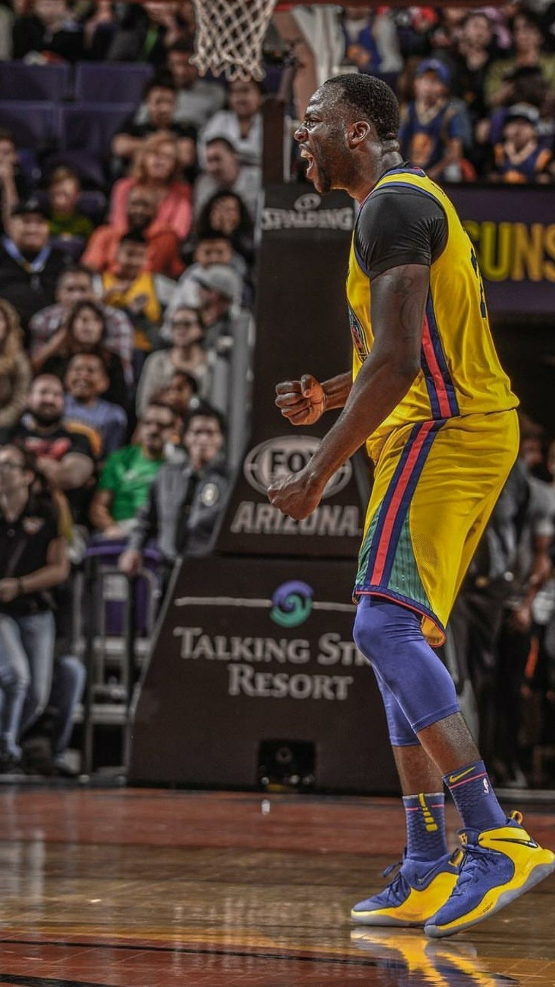 Giocatore basket maglia gialla, 1080x1920 Full HD Verticale, iPhone