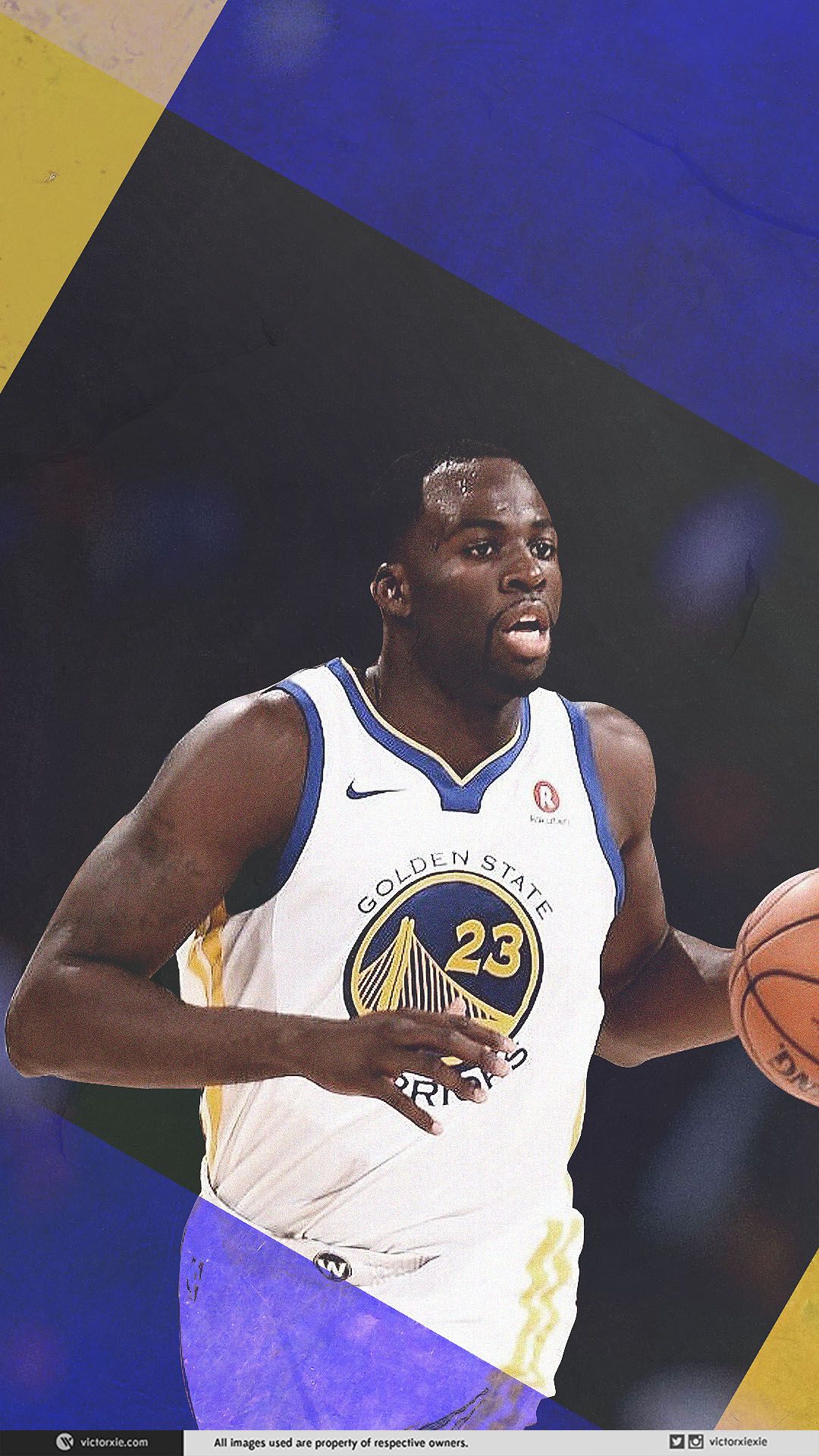 Giocatore basket Golden State Warriors, 1080x1920 Verticale, Telefono