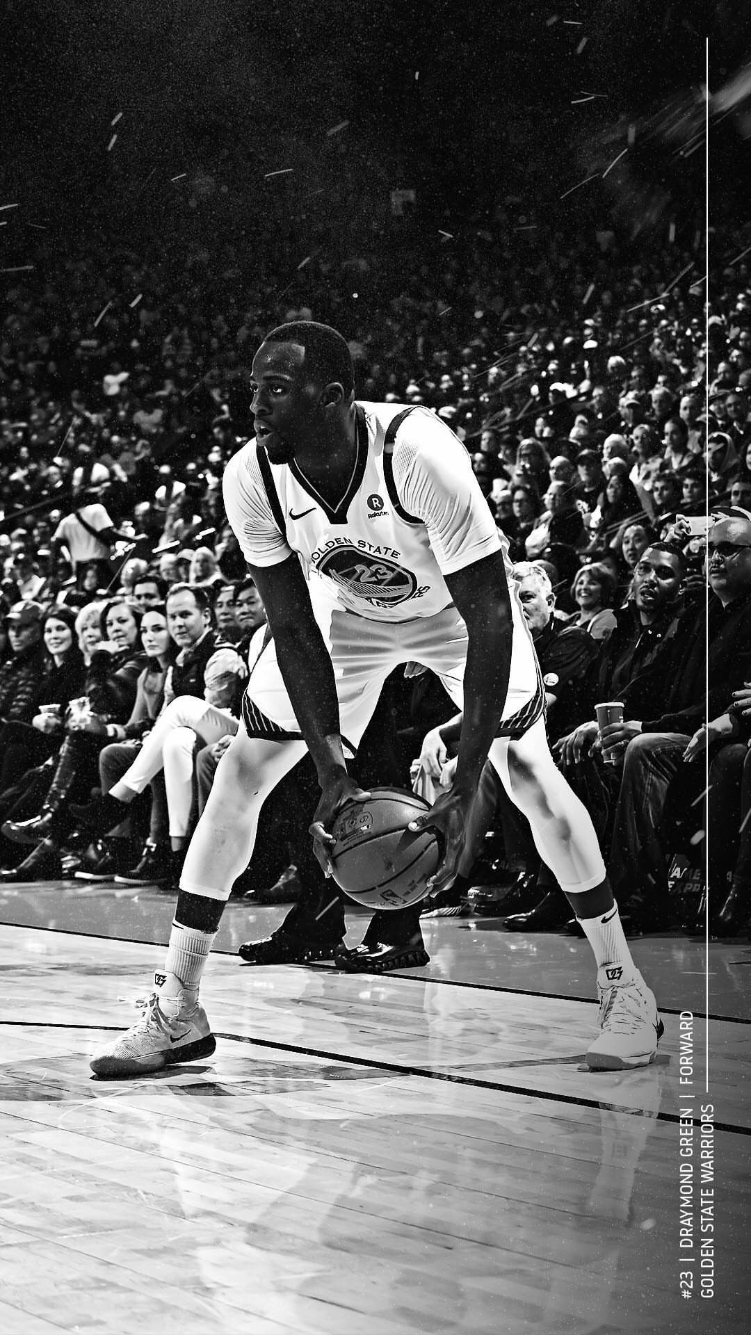 Giocatore basket bianco e nero, 1080x1920 Full HD Verticale, Smartphone