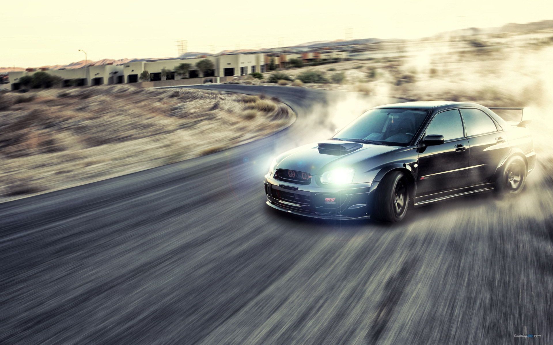 Auto nera in drift, 1920x1200 Full HD+ WUXGA, Monitor Gaming