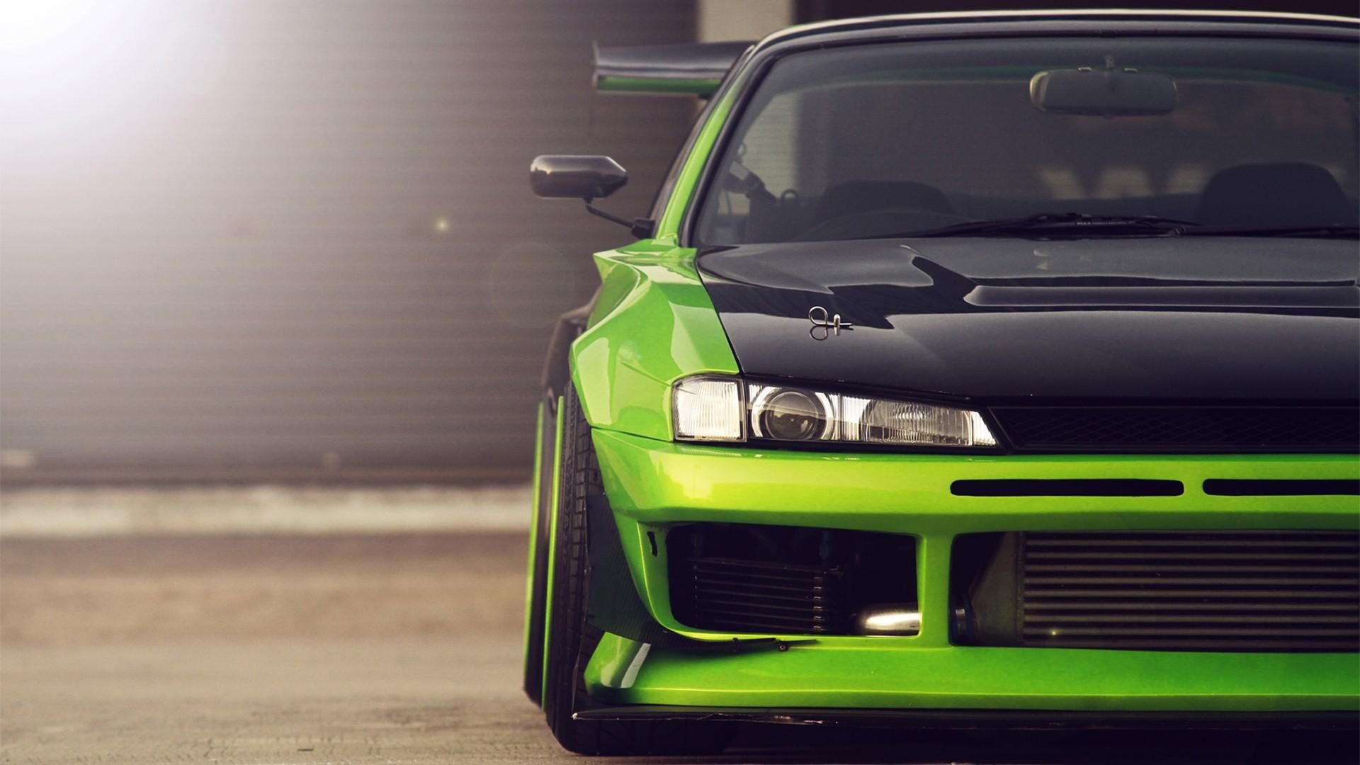 Auto sportiva verde nera drift, 1920x1080 Full HD, PC Desktop