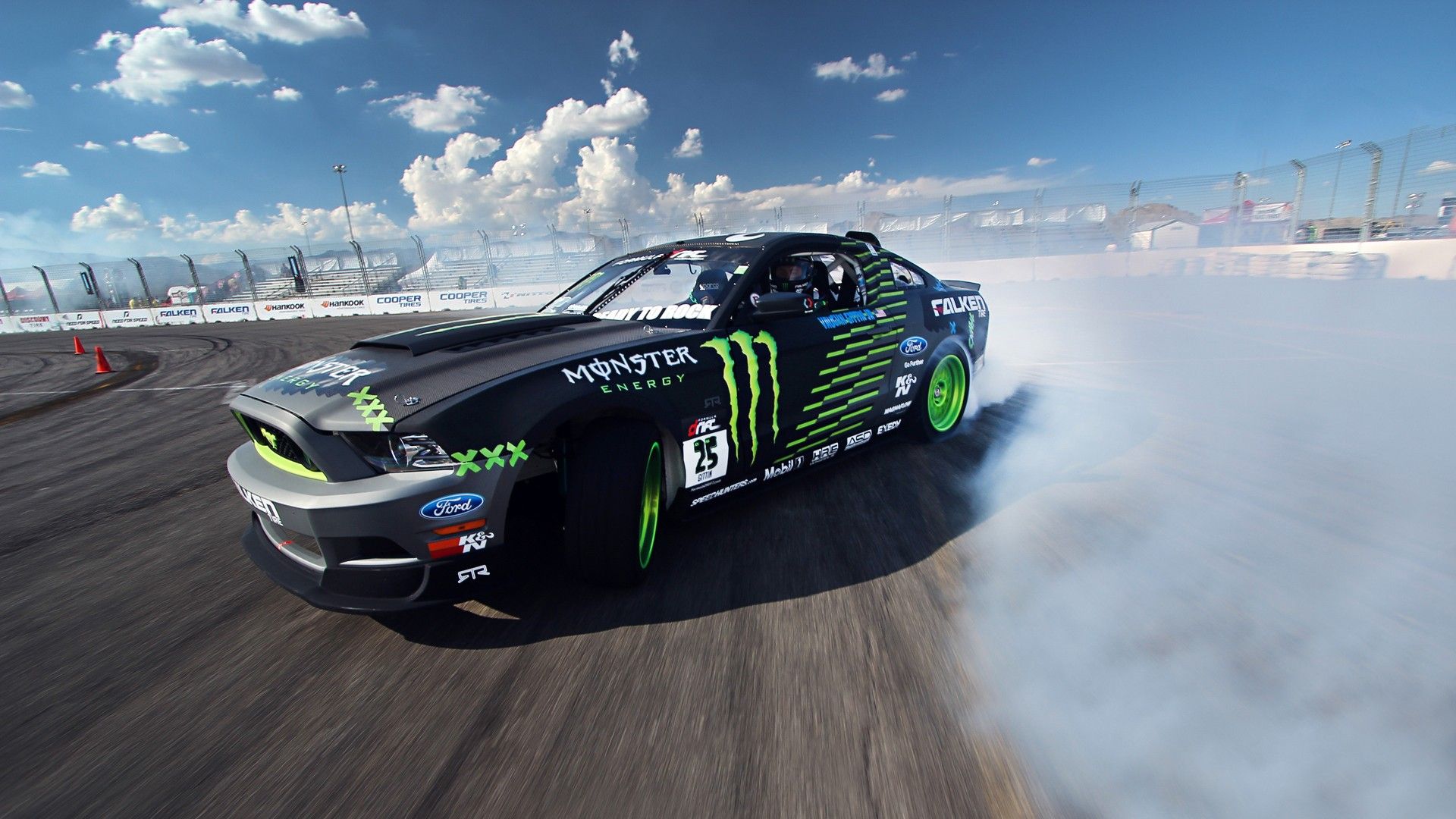 Ford Mustang Monster drift, muscle car, 1920x1080 Full HD 1080p, Desktop
