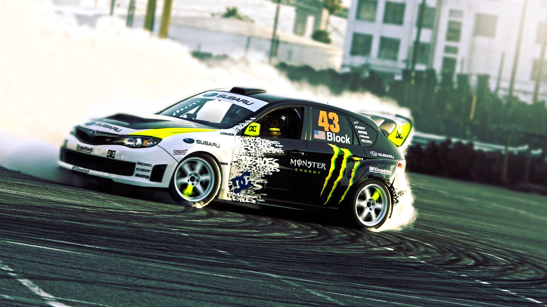 Auto da drift Subaru Monster, 1920x1080 Full HD, PC