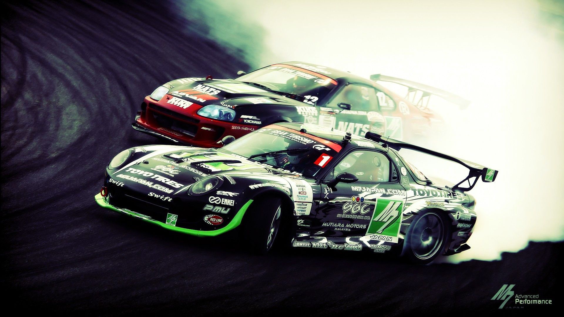 Auto drift Toyota Supra, sei cilindri, 1920x1080 Full HD 1080p, Monitor Gaming